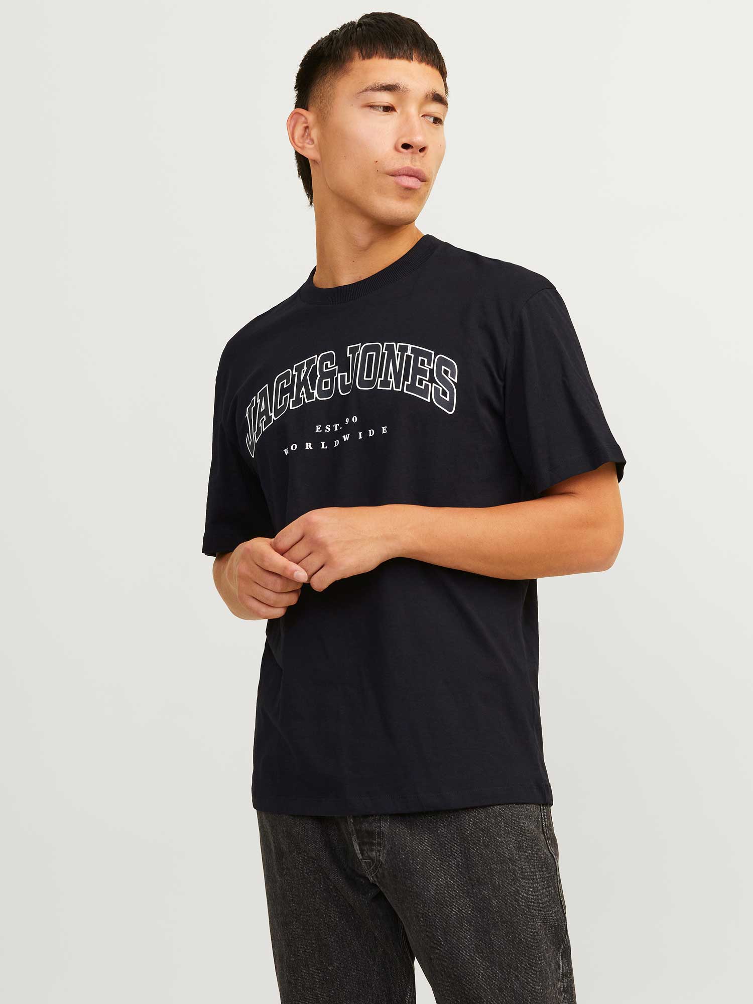 Tricou Jjecaleb Varsity Tee Ss O-neck Noos