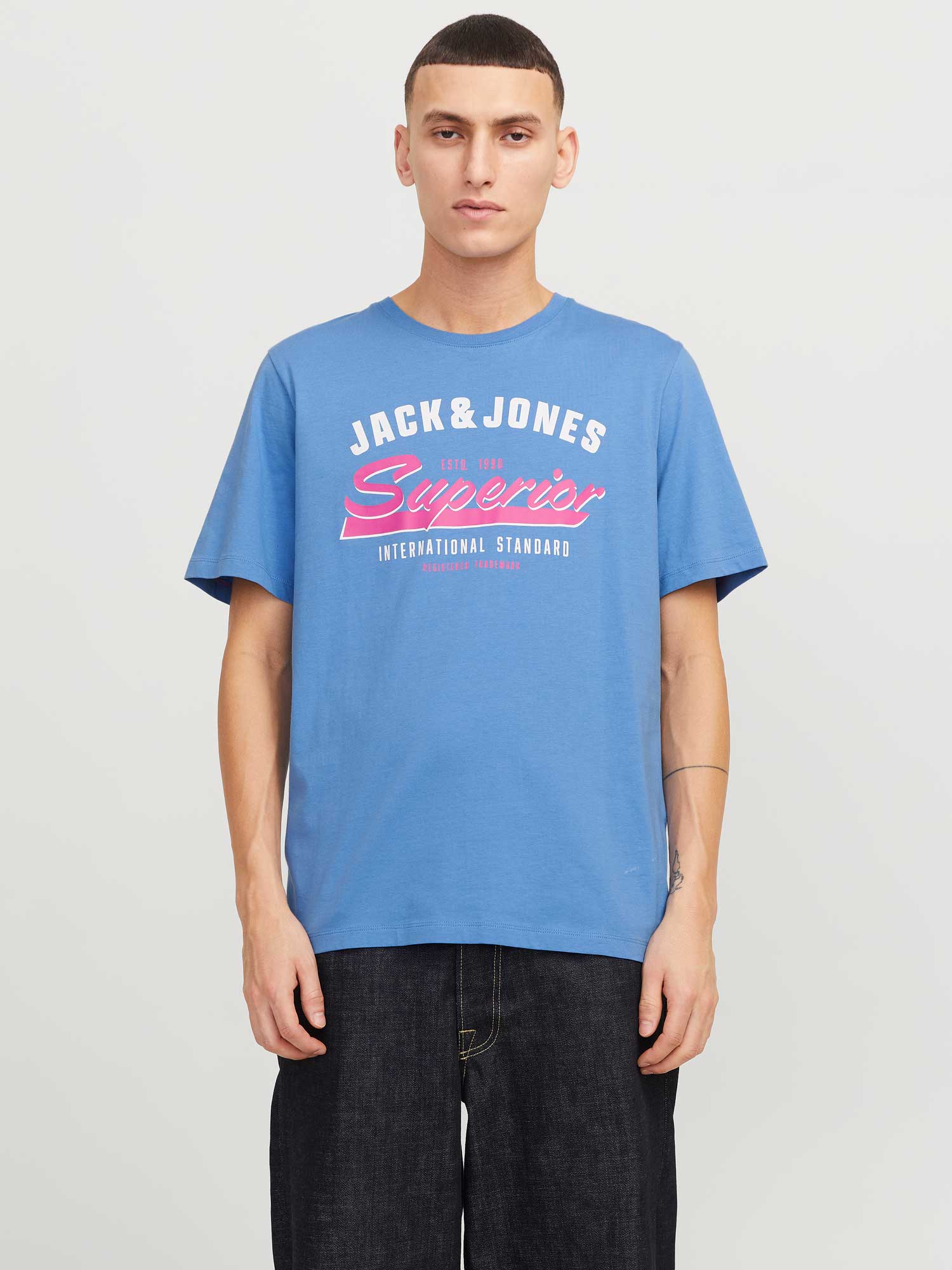 Tricou Jjelogo Ss O-neck 2 Col Ss25 Sn