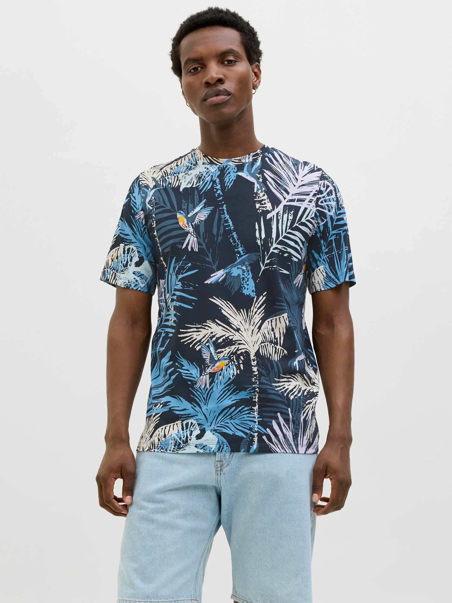 Tricou Jjhawaii Aop Ss Crew Neck