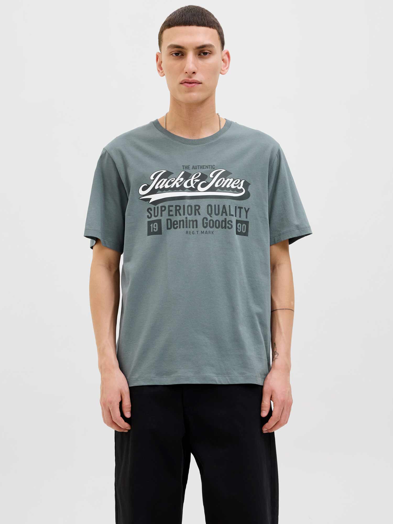 Tricou Jjelogo Ss O-neck 2 Col Aw25 Sn