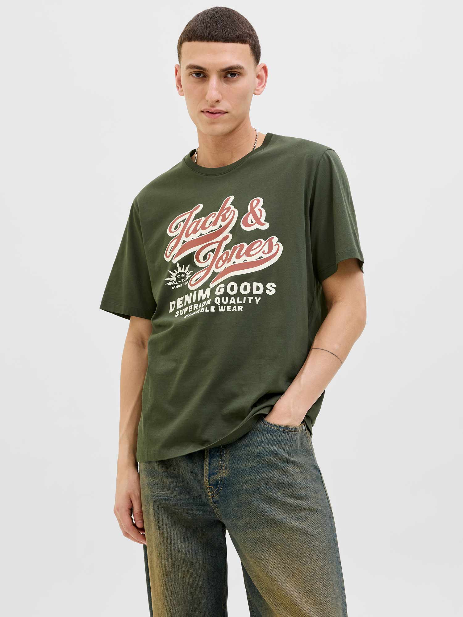 Tricou Jjelogo Ss O-neck 2 Col Aw25 Sn