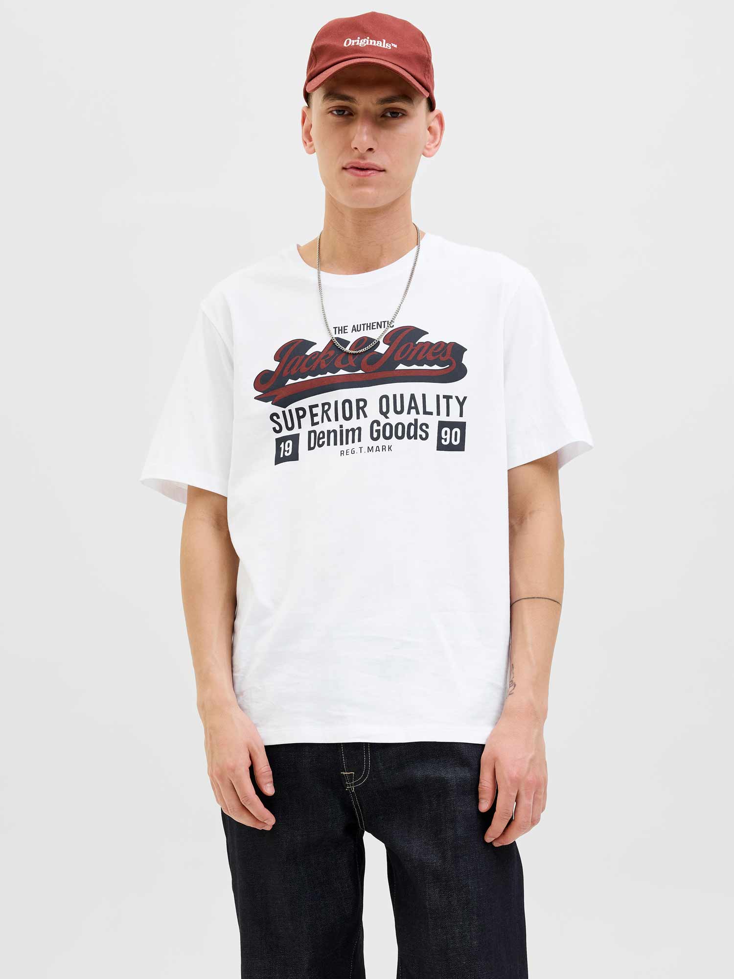 Tricou Jjelogo Ss O-neck 2 Col Aw25 Sn