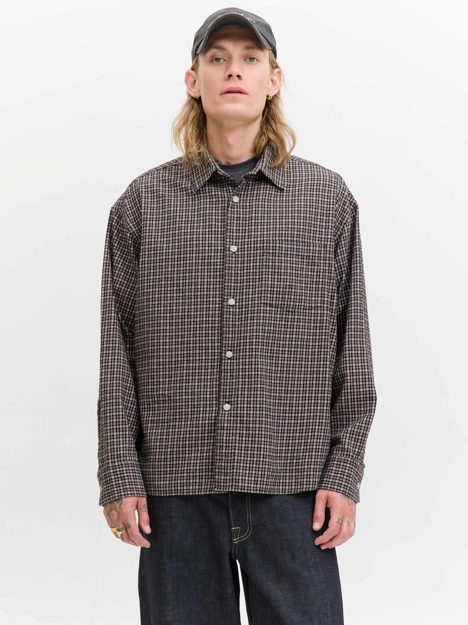 Camasa Jormeadows Oversized Check Ls