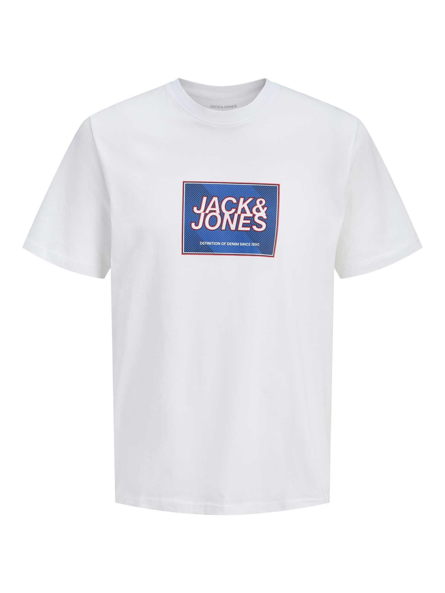 JACK & JONES Тениска JJRAIN TEE SS CREW NECK