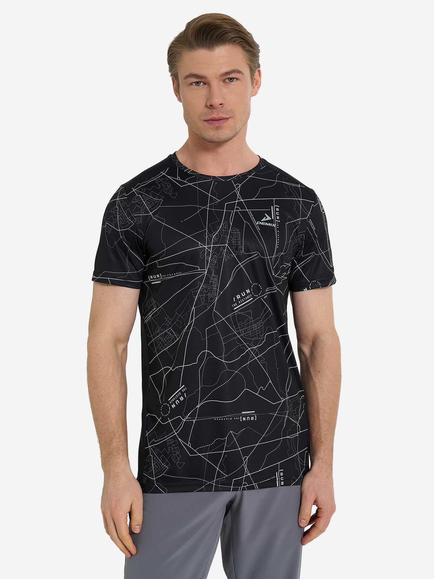 Tricou M D Running Urban Aop Ss