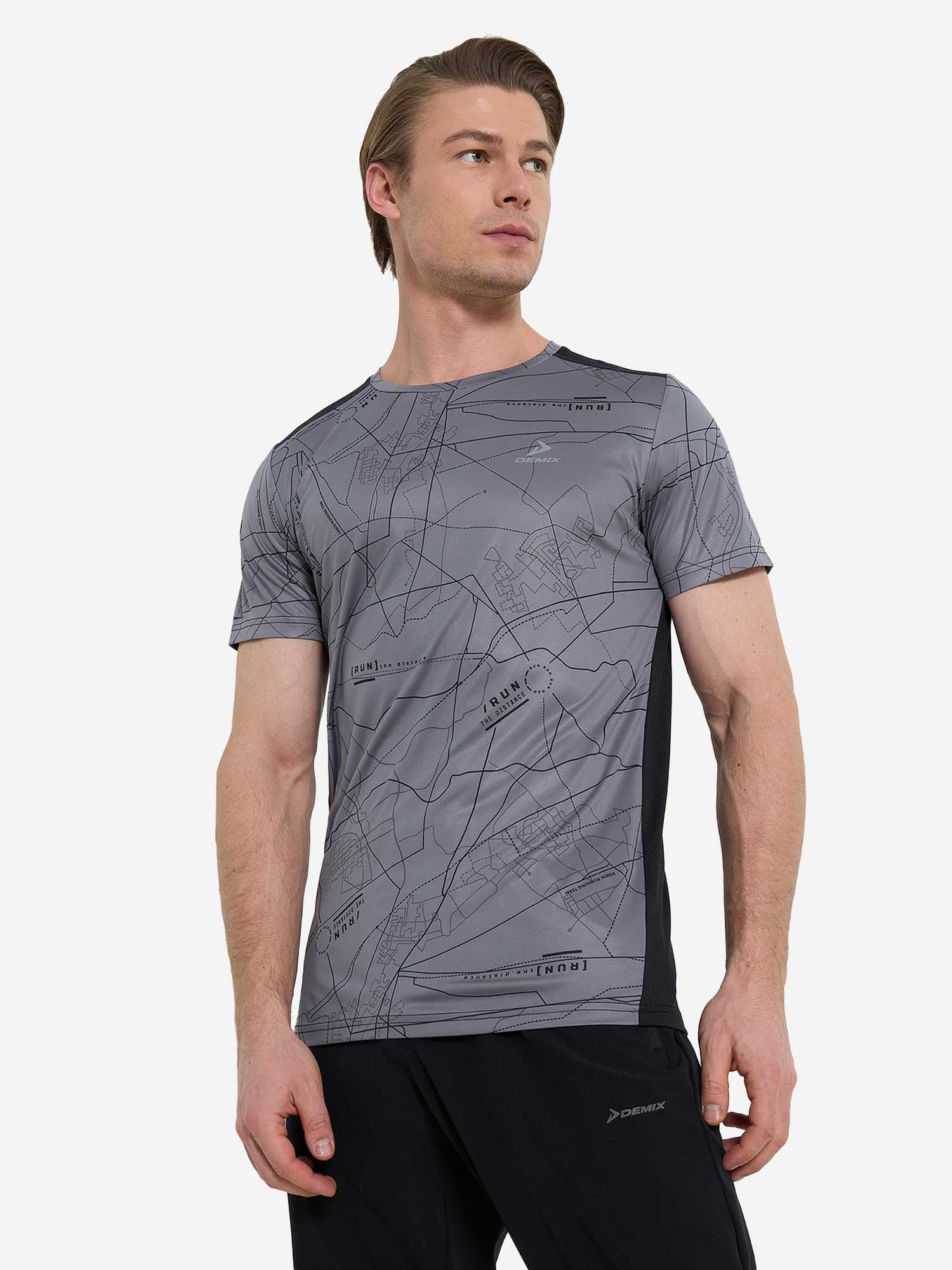 Tricou M D Running Urban Aop Ss