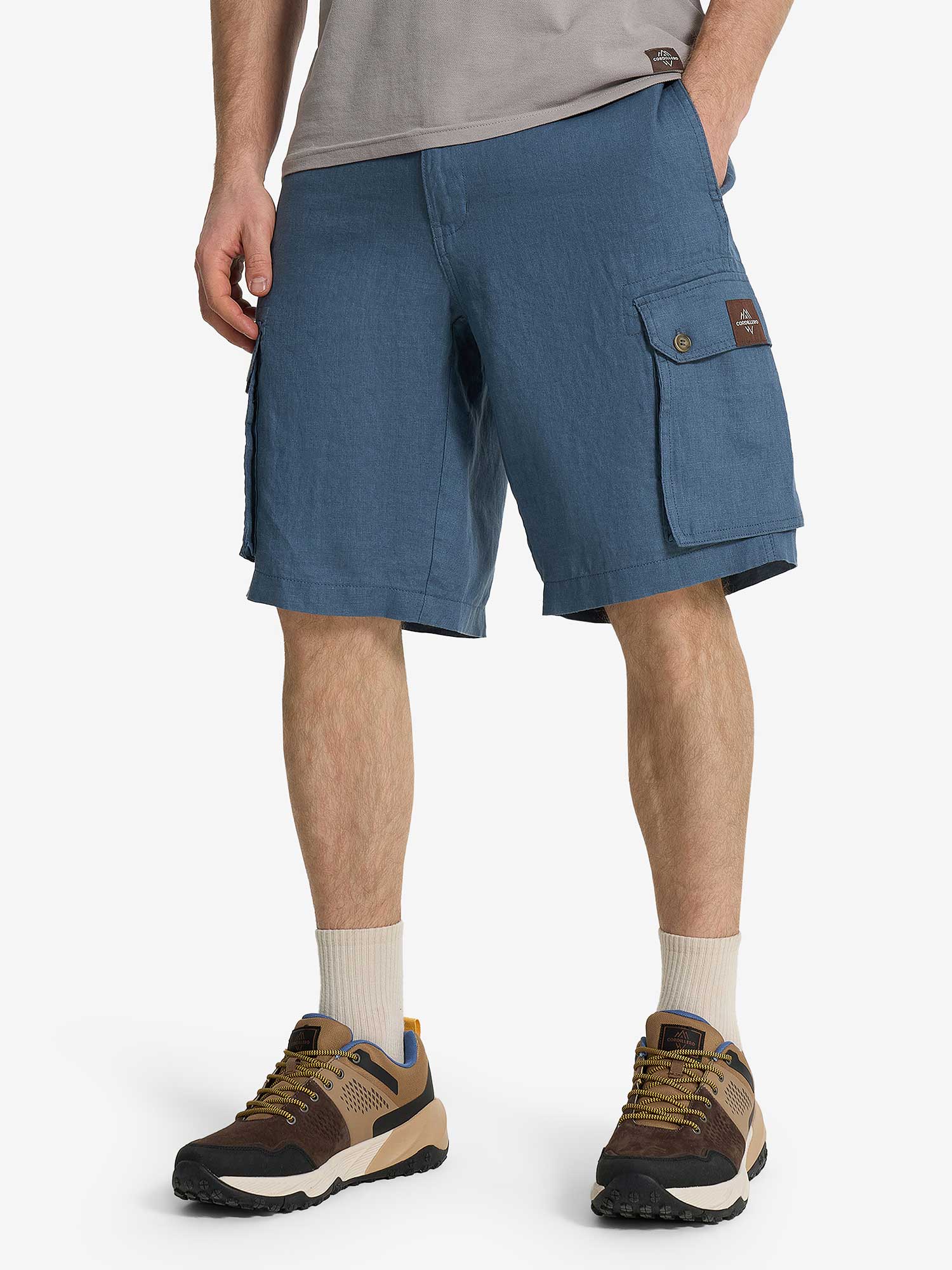 Pantaloni scurti Male Linen