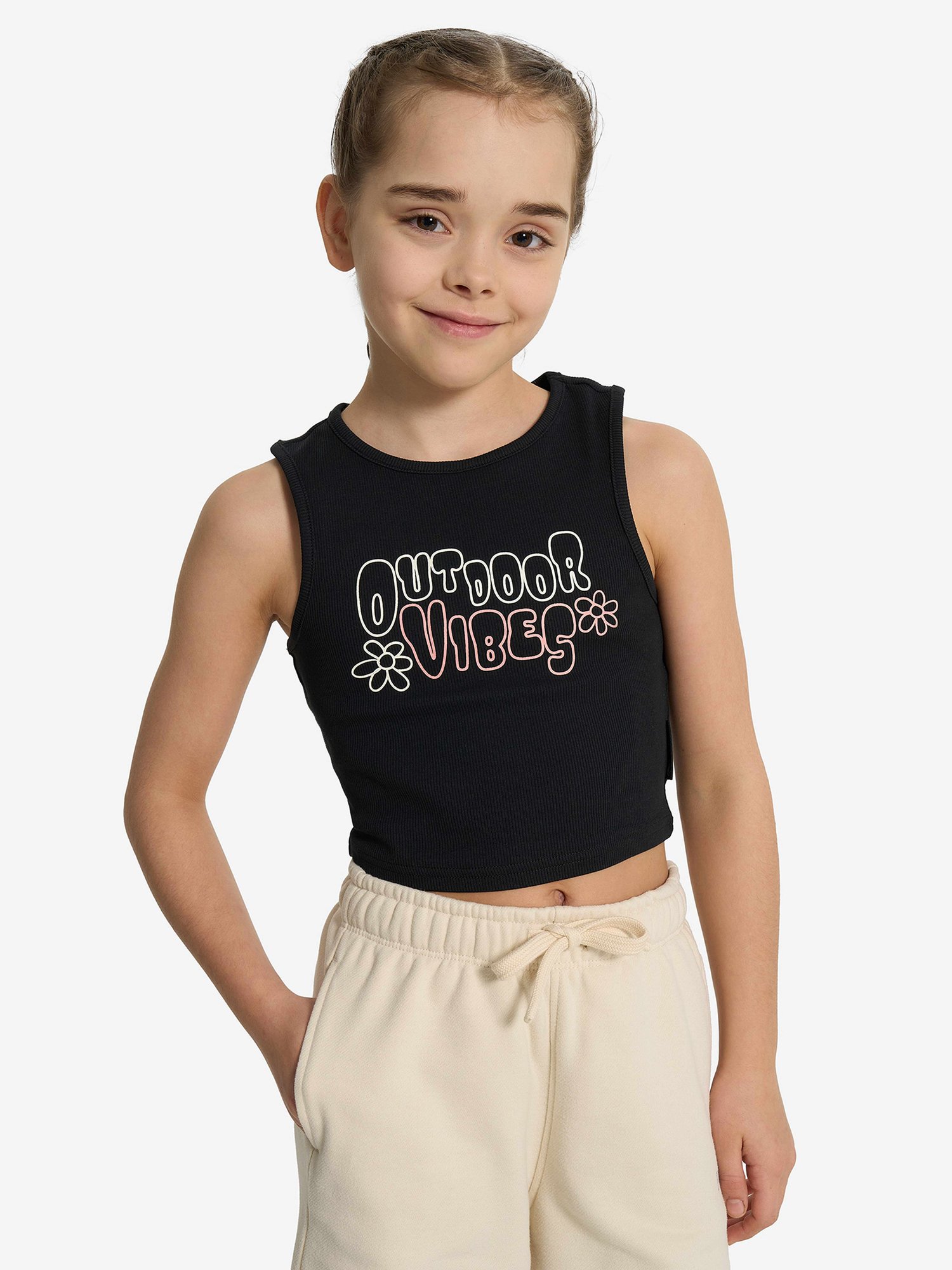Maiou Travel Girls Sleeveless
