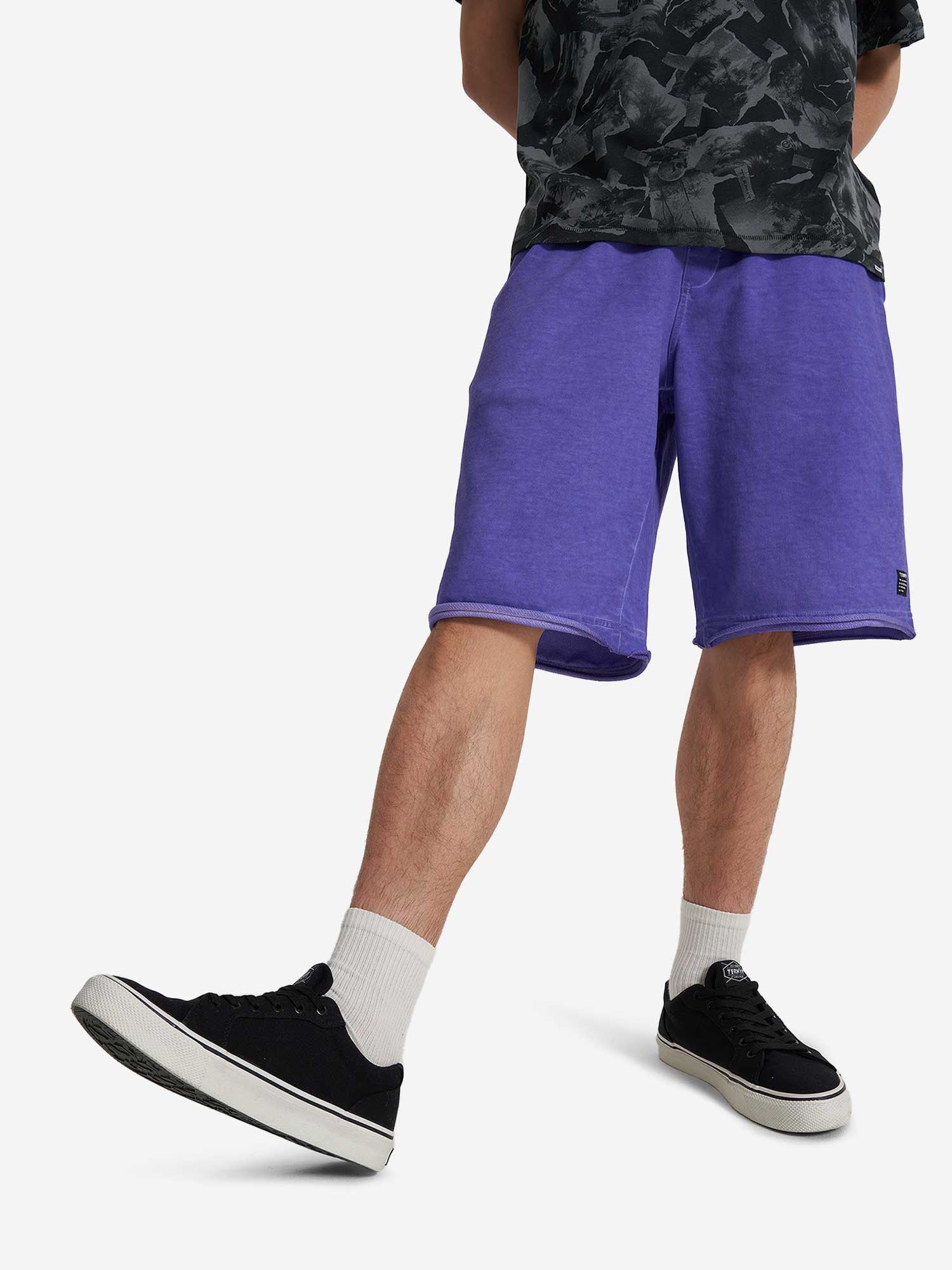 Pantaloni scurti Knitted Printed Mens