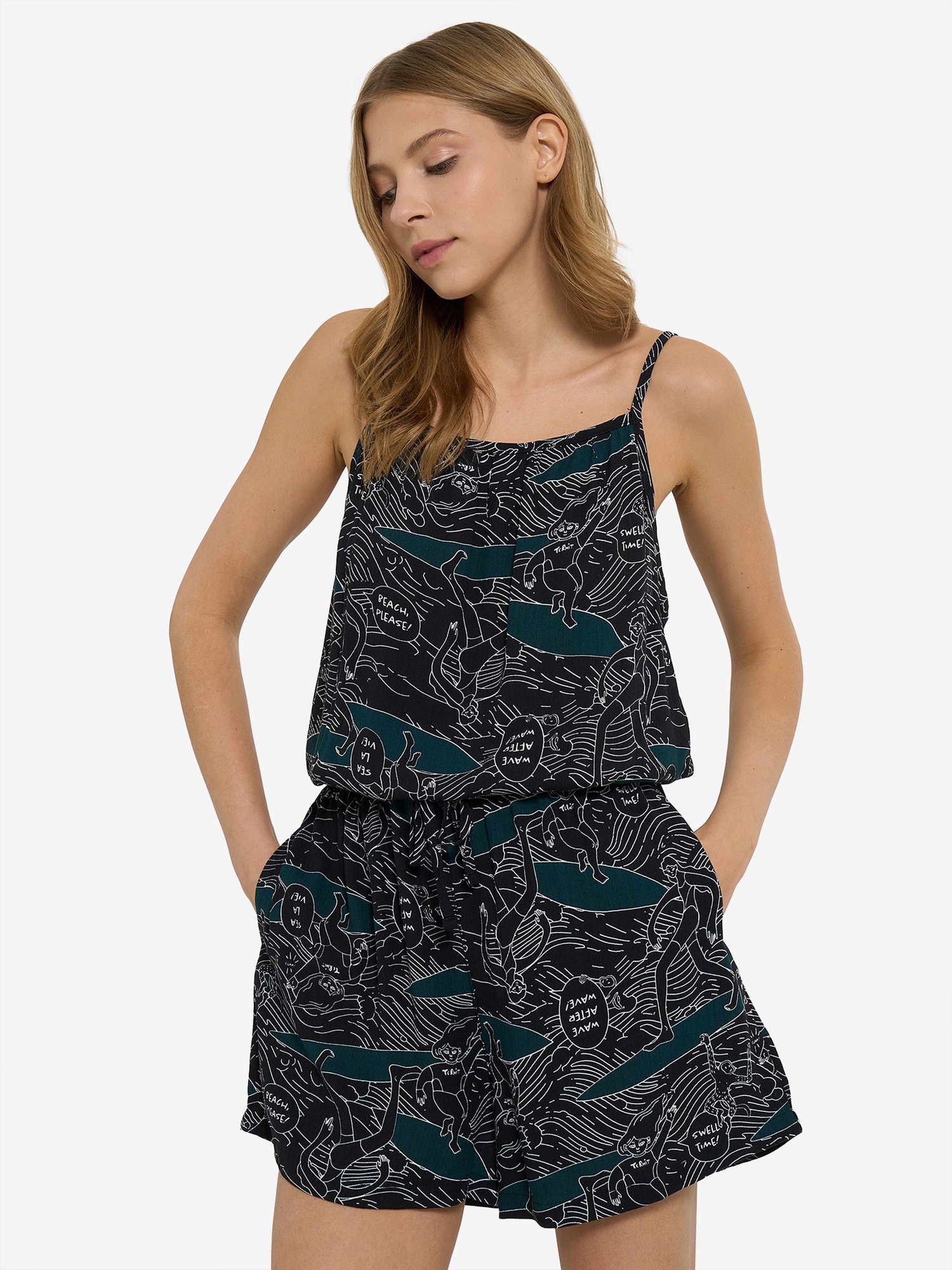 Salopeta Surf Female Romper