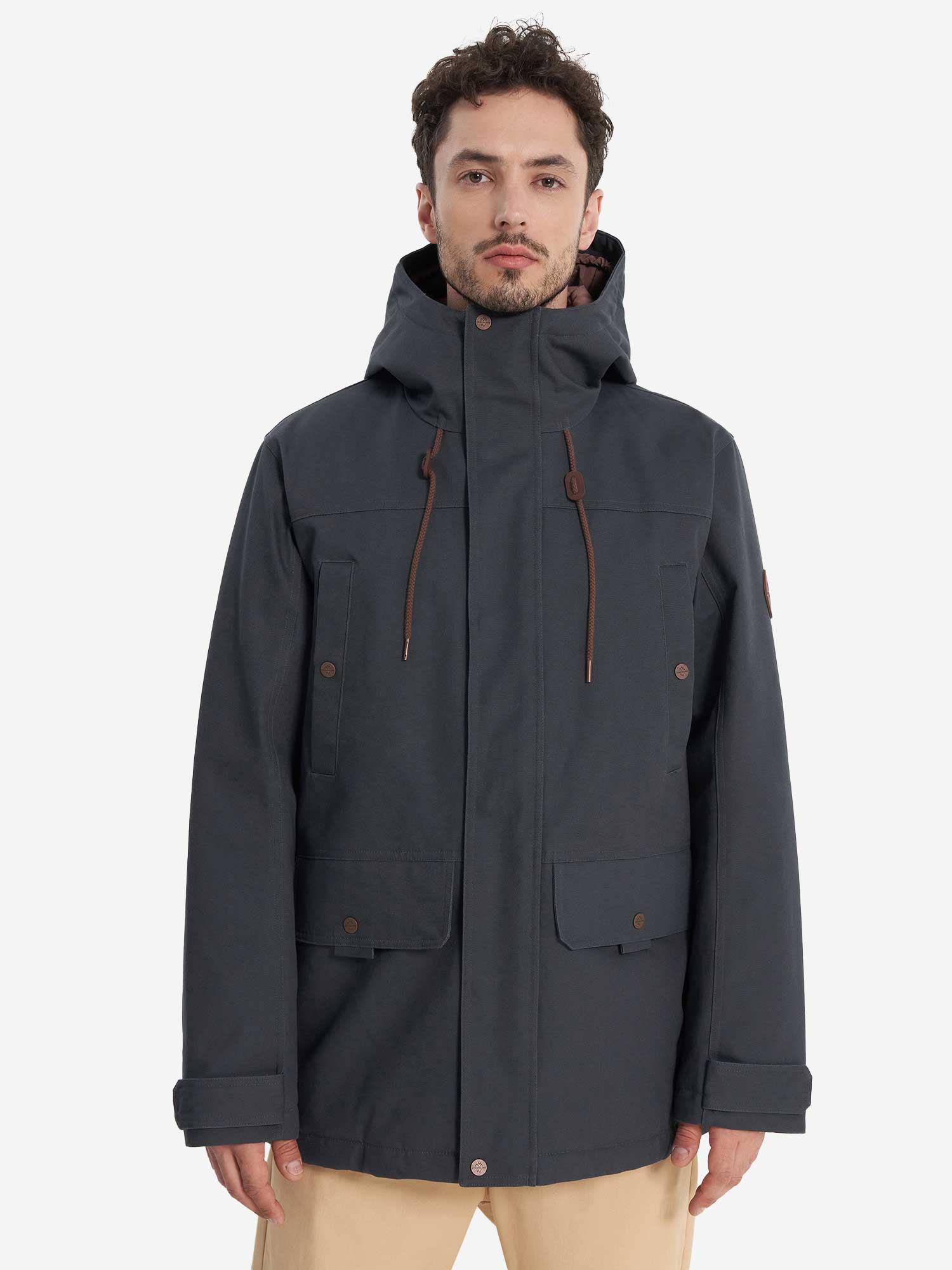 Geaca Male Padded Waxed