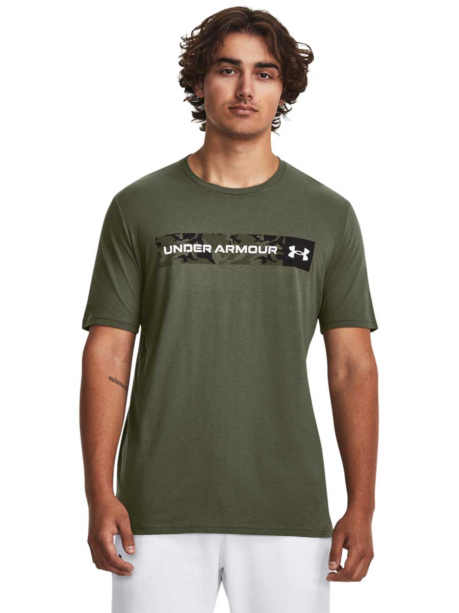 Tricou Ua Camo Chest Stripe Ss