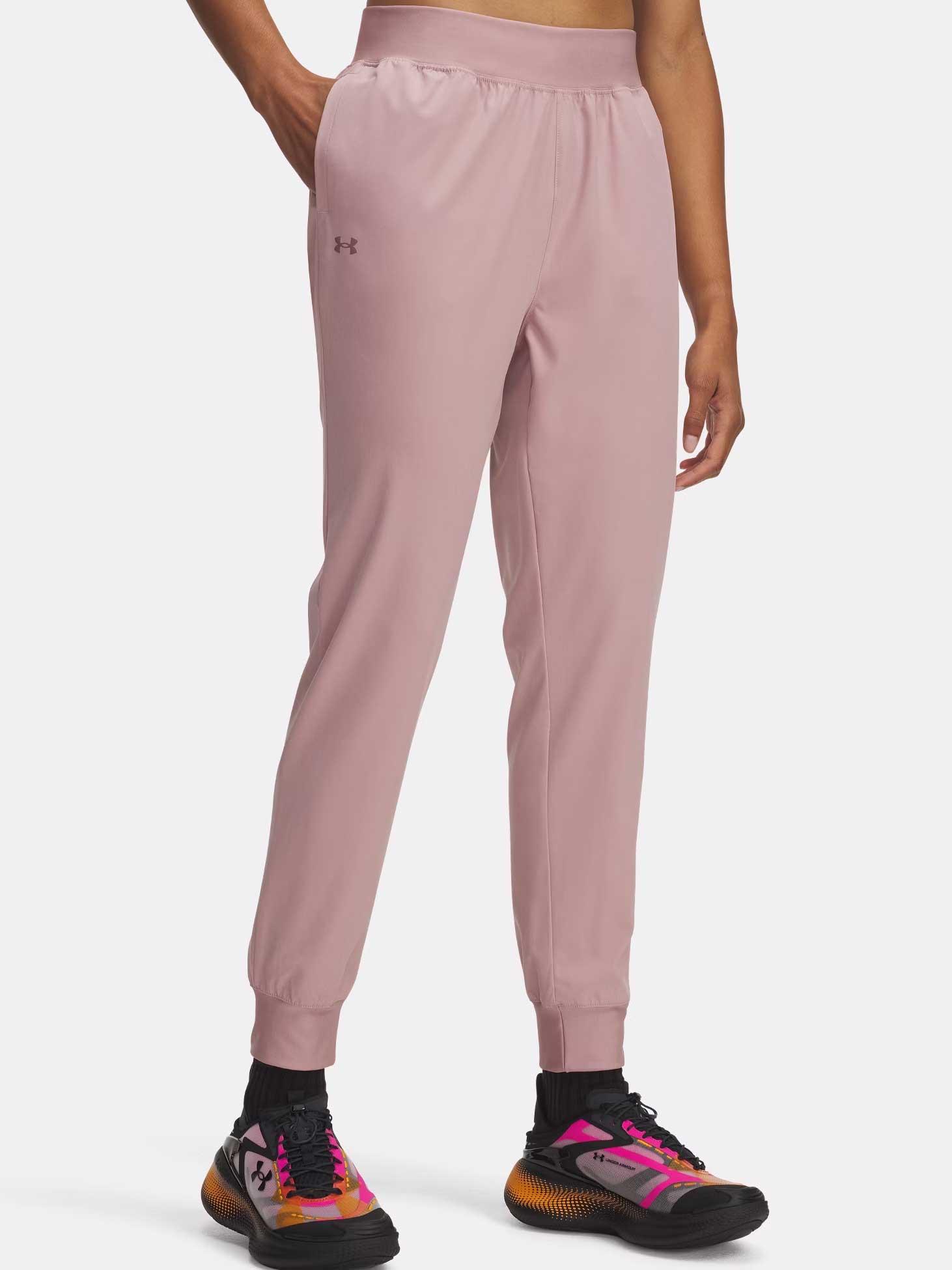 Pantaloni sport Ua Rival Hi Rise Woven