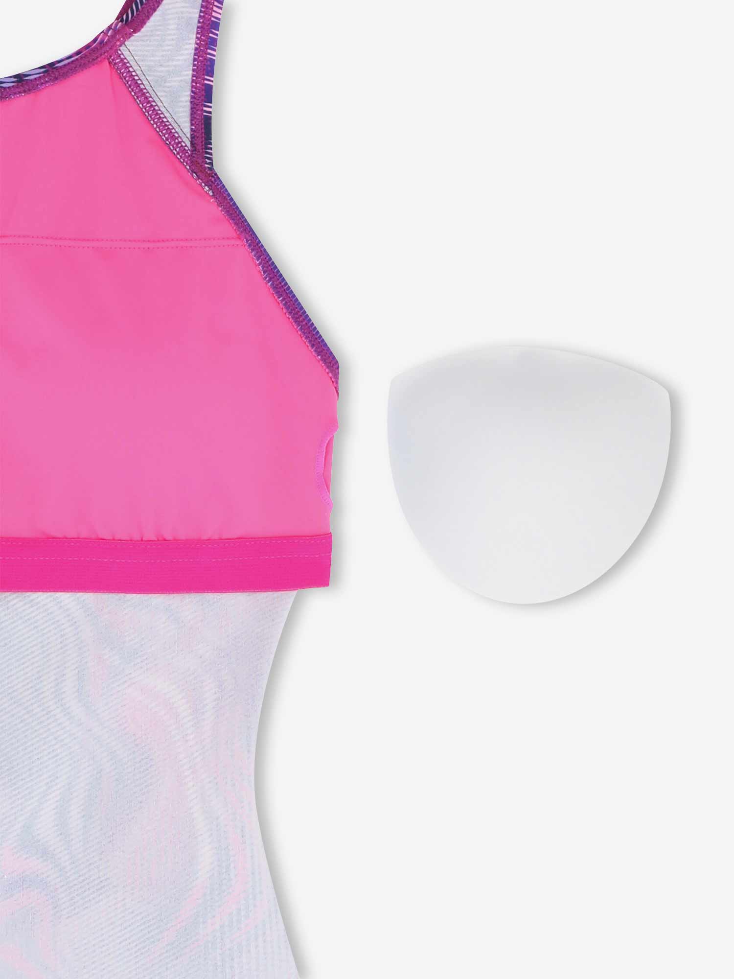 JOSS Цял бански Womens AOP Training Swimsuit