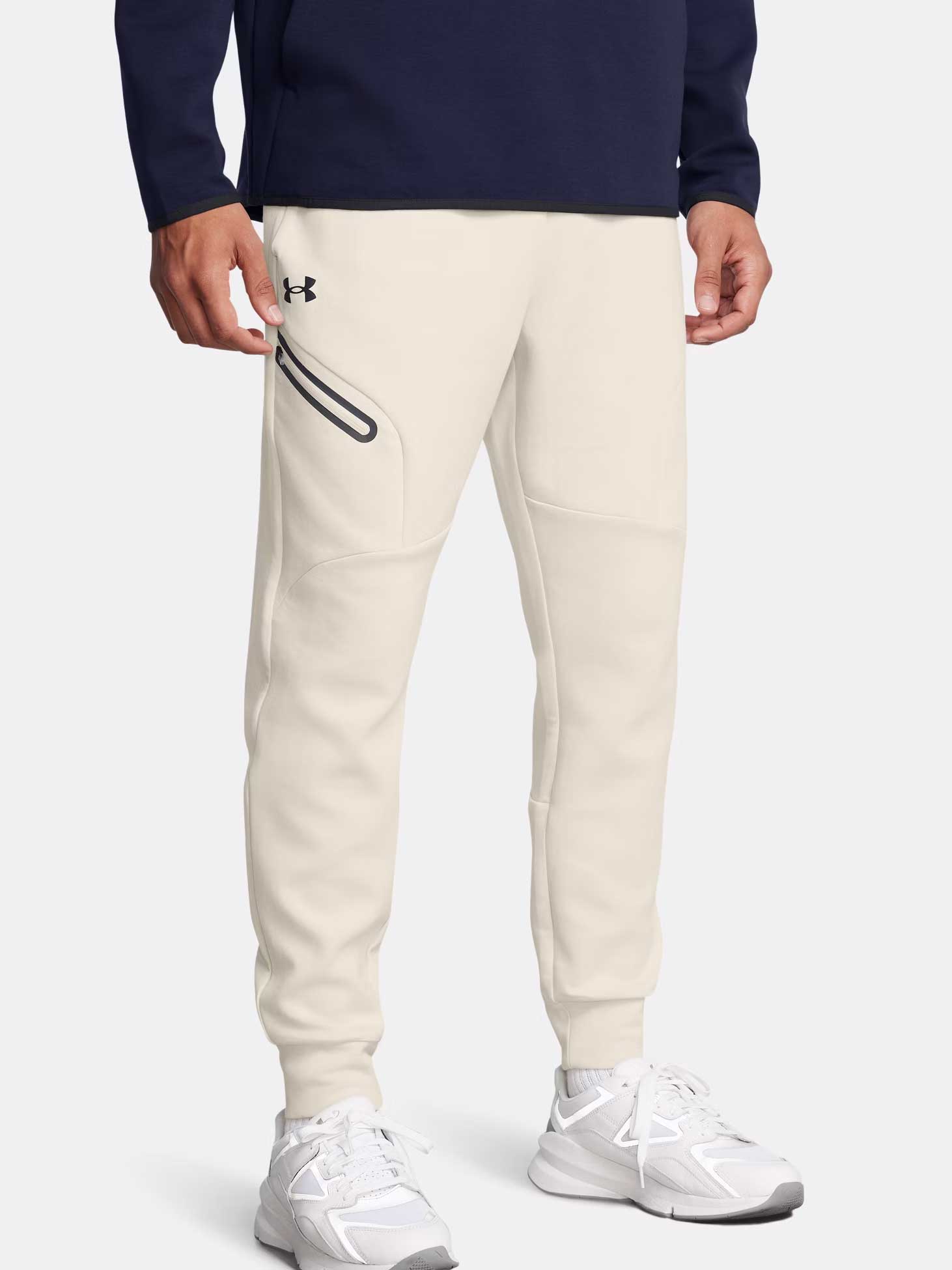 Pantaloni sport Ua Unstoppable Flc Jgr Eu