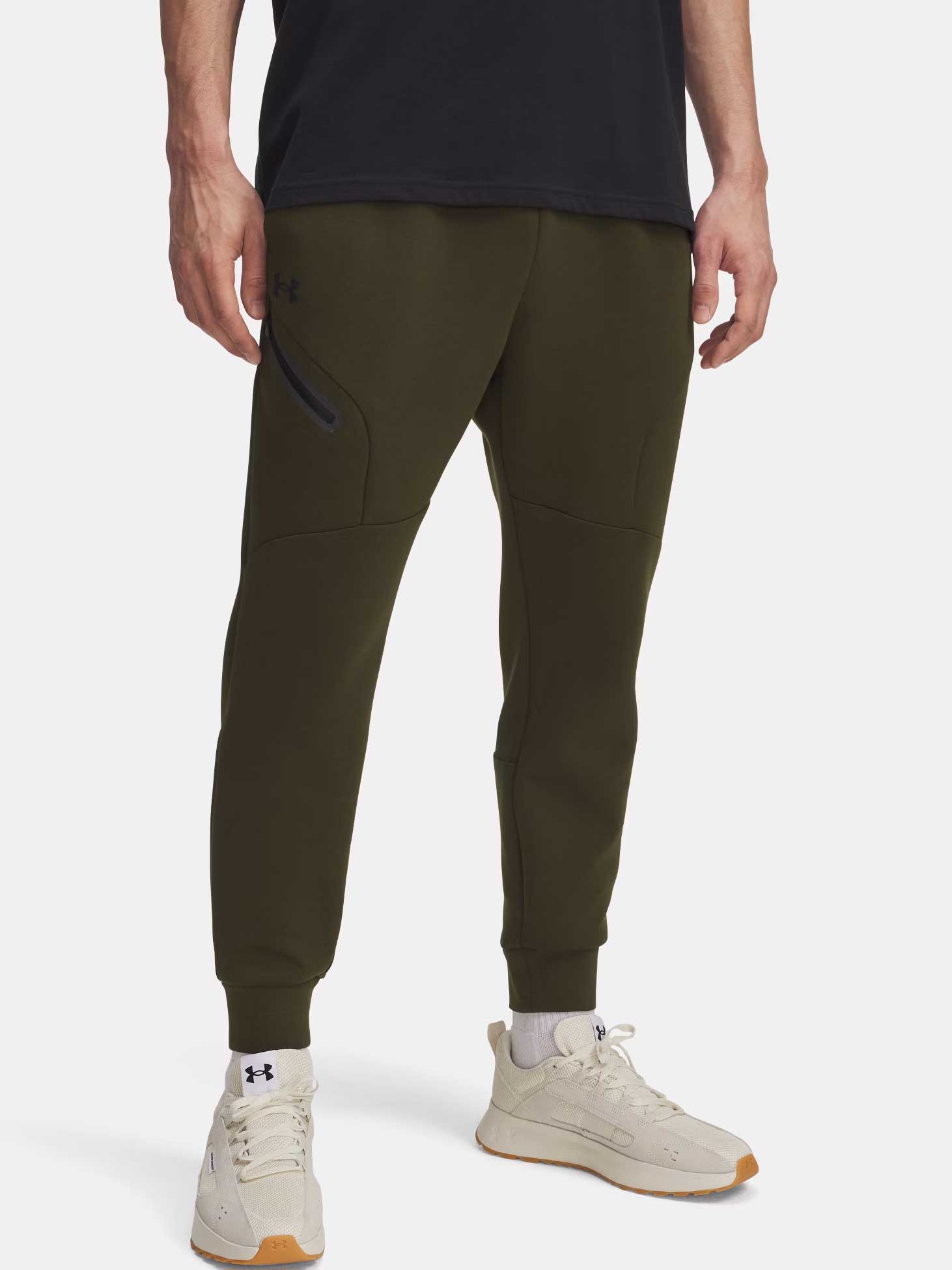 Pantaloni sport Ua Unstoppable Flc Jgr Eu