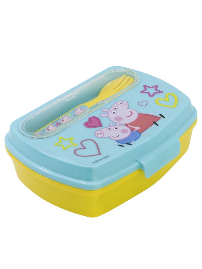 Cutie pentru alimente Funny Sandwich Box With Cutlery