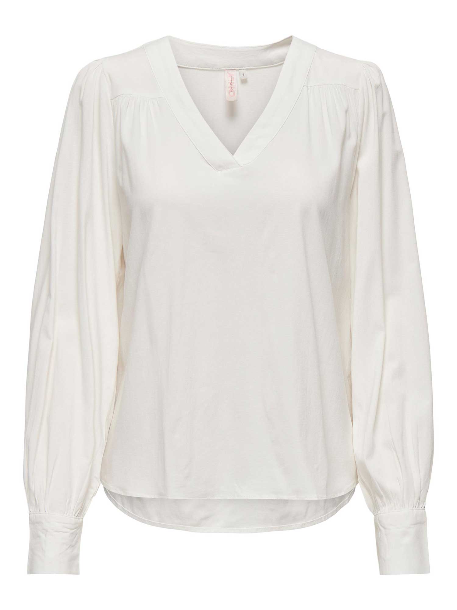 Camasa Onlella Ls V-Neck Top Wvn