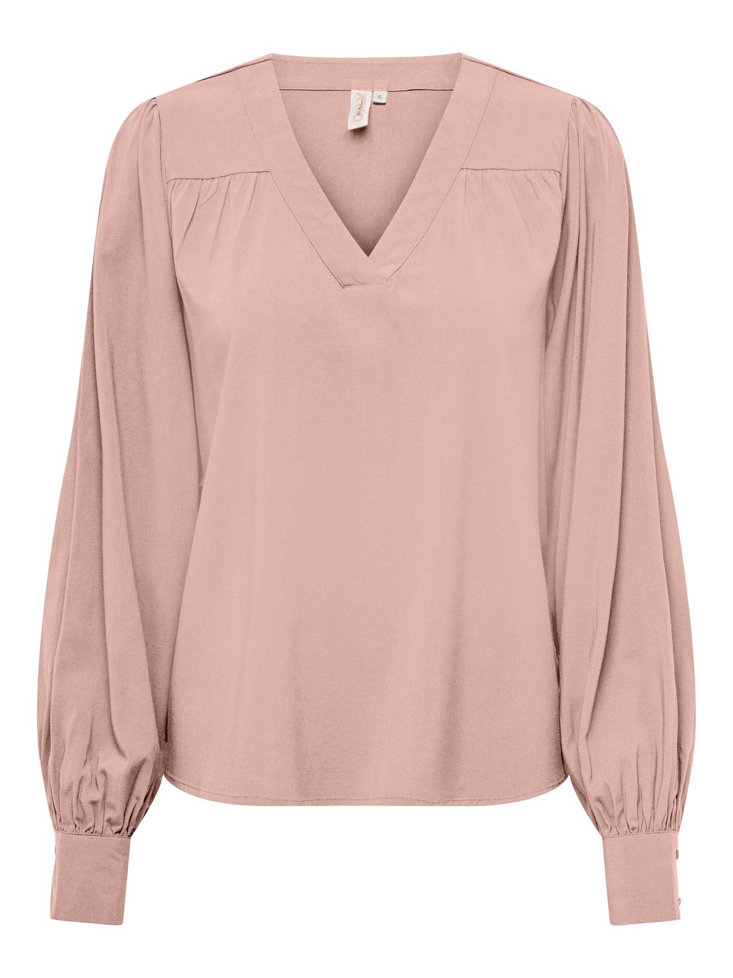 Camasa Onlella Ls V-Neck Top Wvn