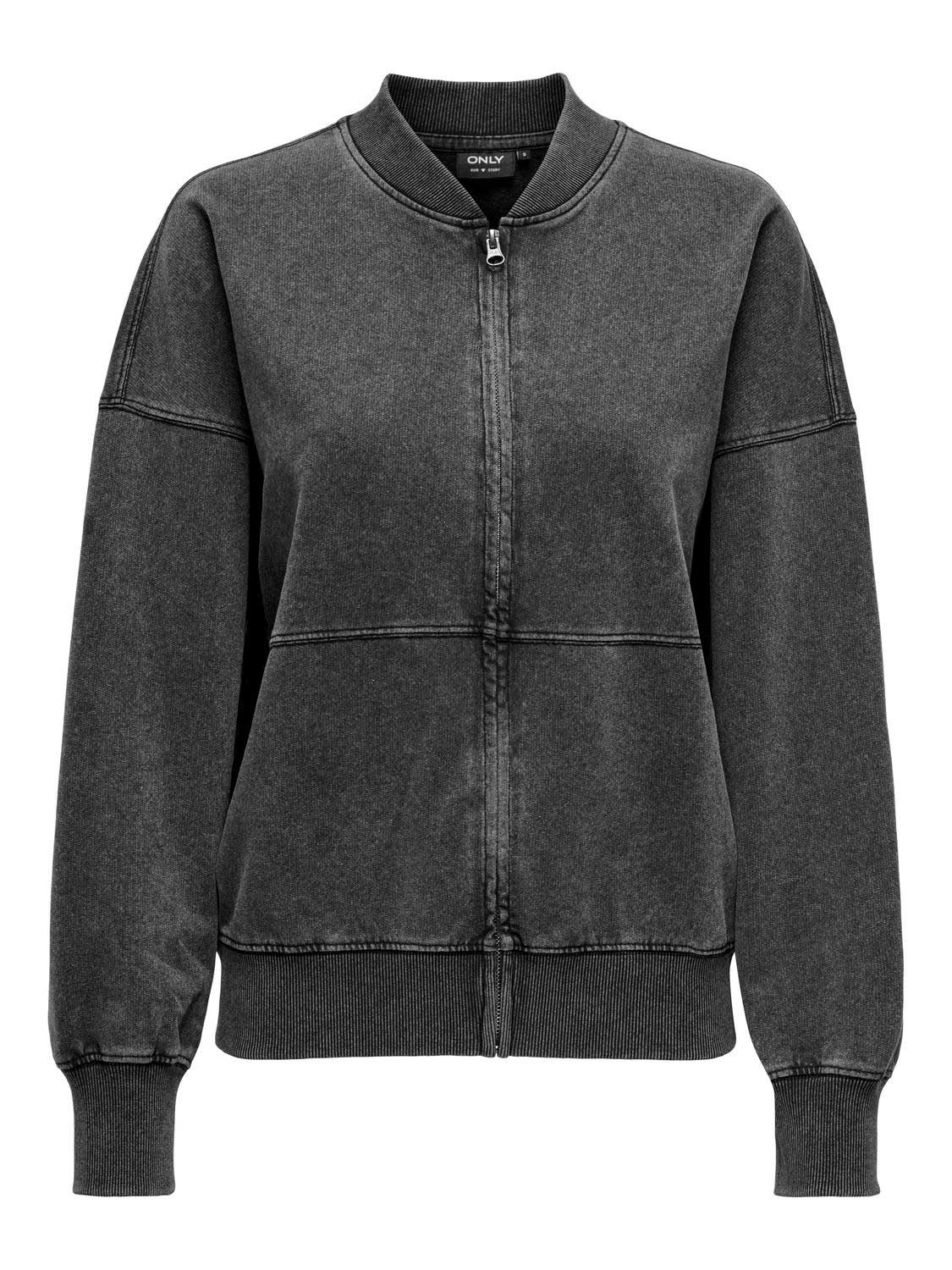 Bluza sport Onlwrenley L/S Zip Bomber Swt