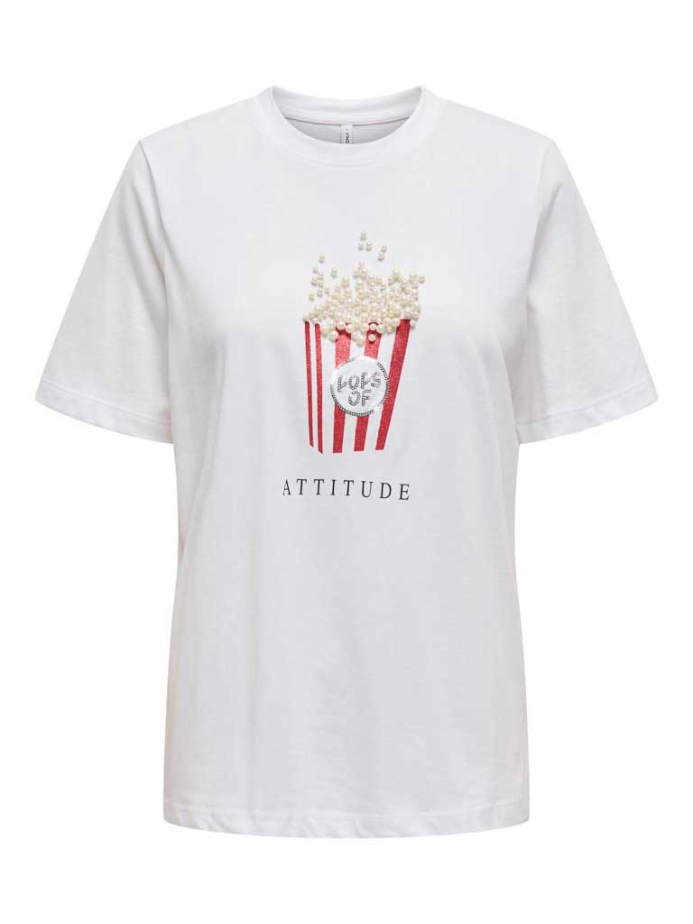 Tricou Onlburst Life S/s Popcorn Top Box Jrs