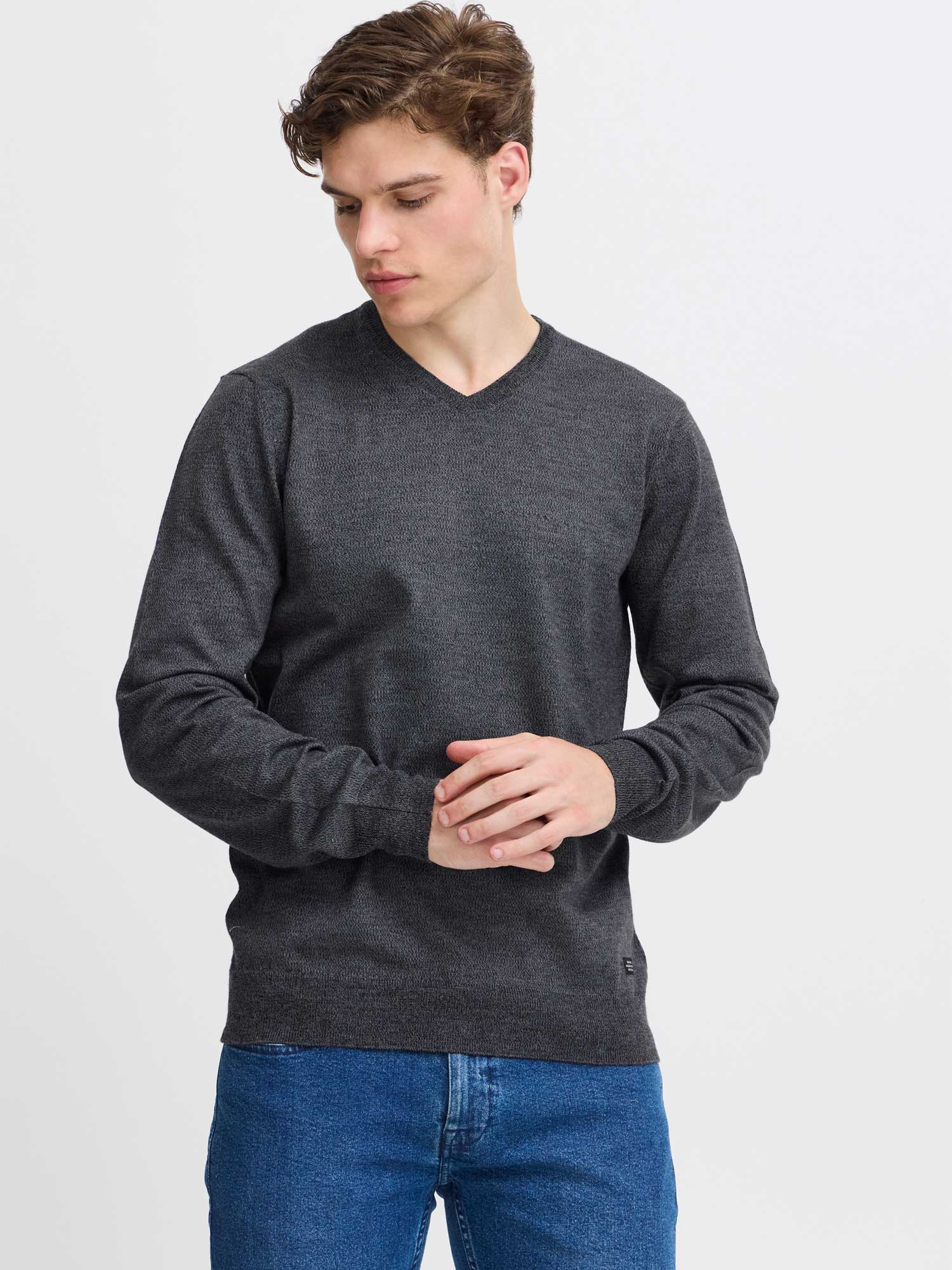 Pulover Bhbruton V-neck Knit Noos
