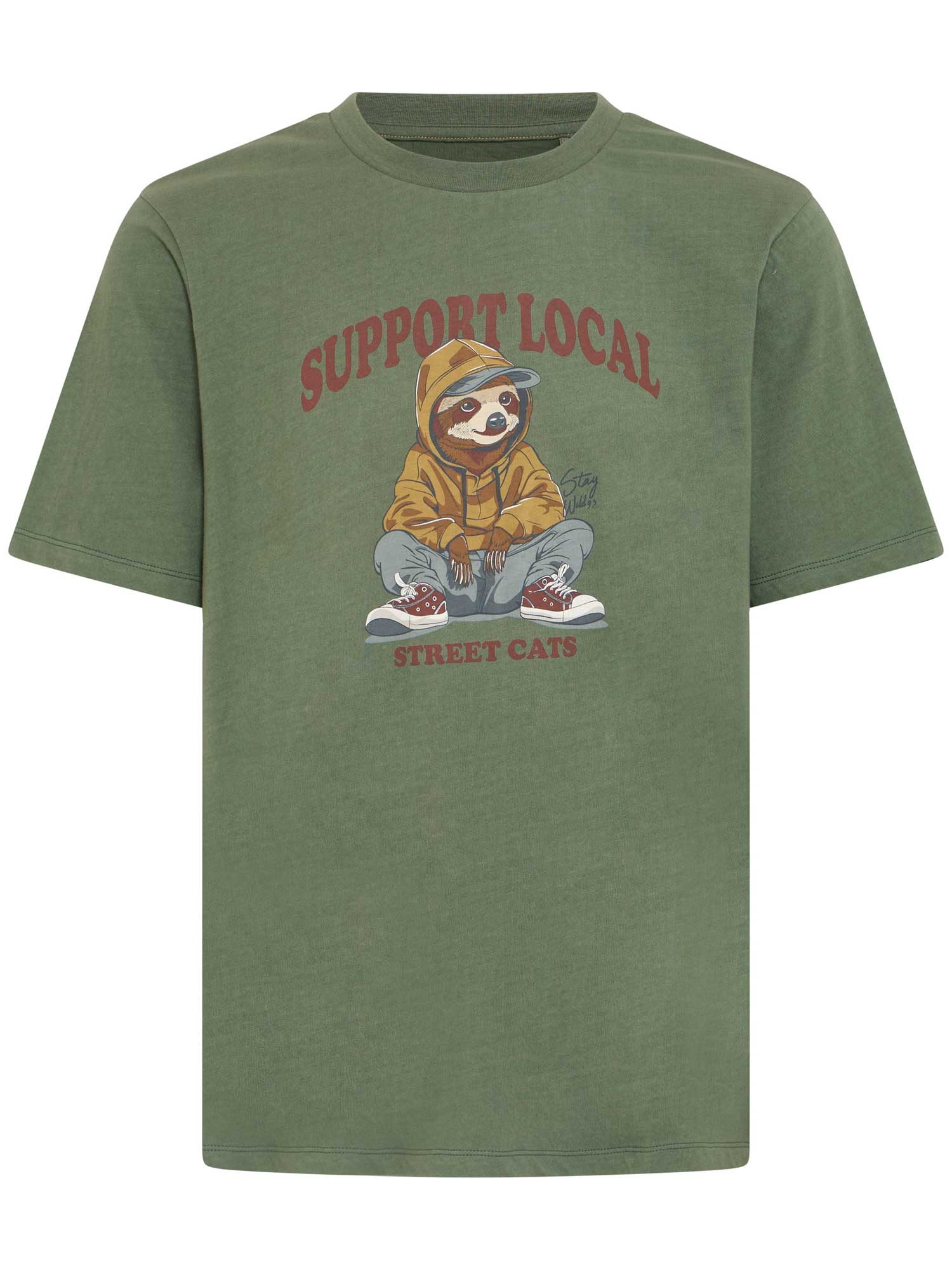 BLEND Тениска BHIRVING FUNNY GRAPH S/S TEE