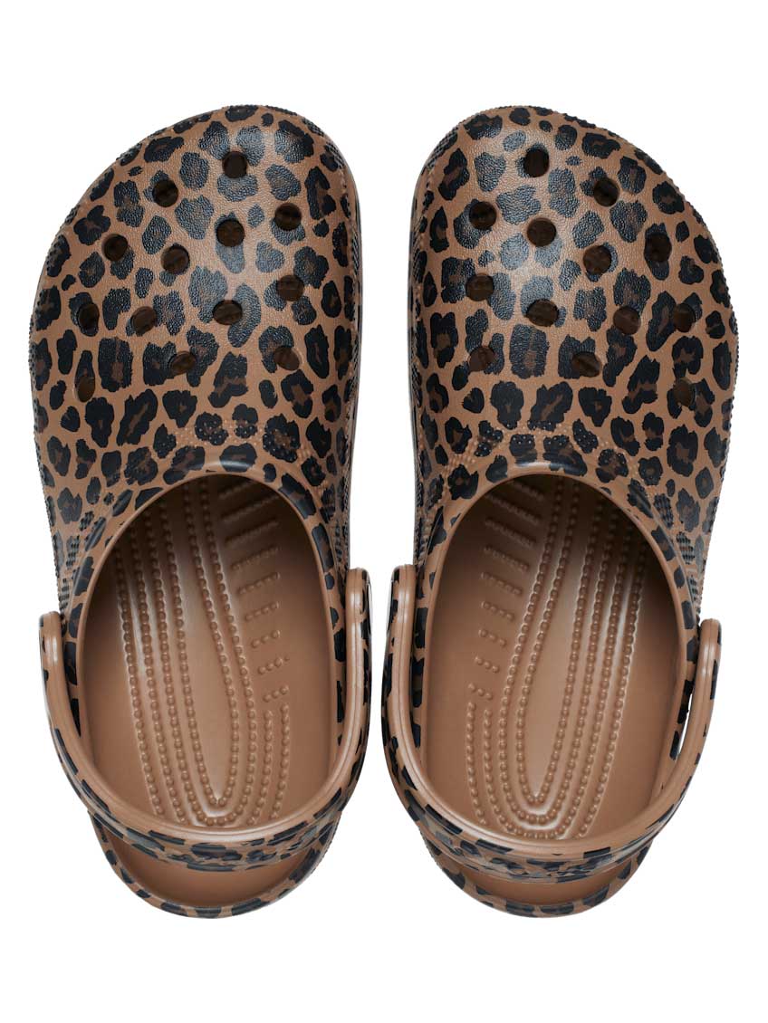 CROCS Чехли Crocs Classic Animal Clog_Sepia/Leopard