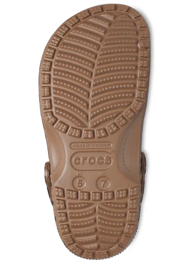 CROCS Чехли Crocs Classic Animal Clog_Sepia/Leopard