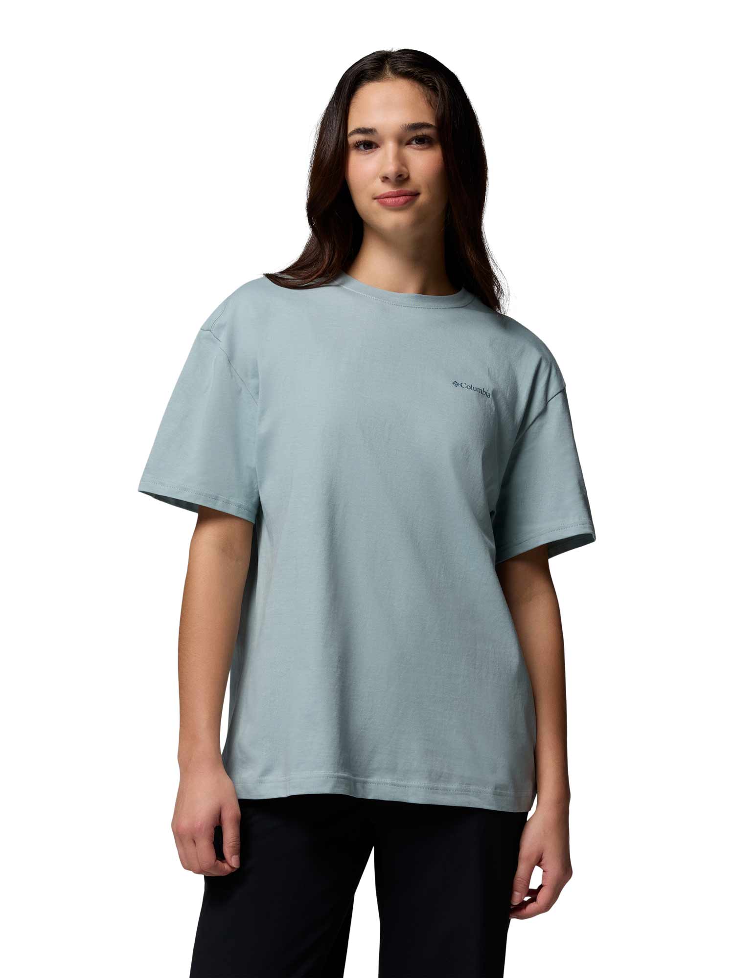 COLUMBIA Тениска Womens Rolling Bend Graphic Oversized