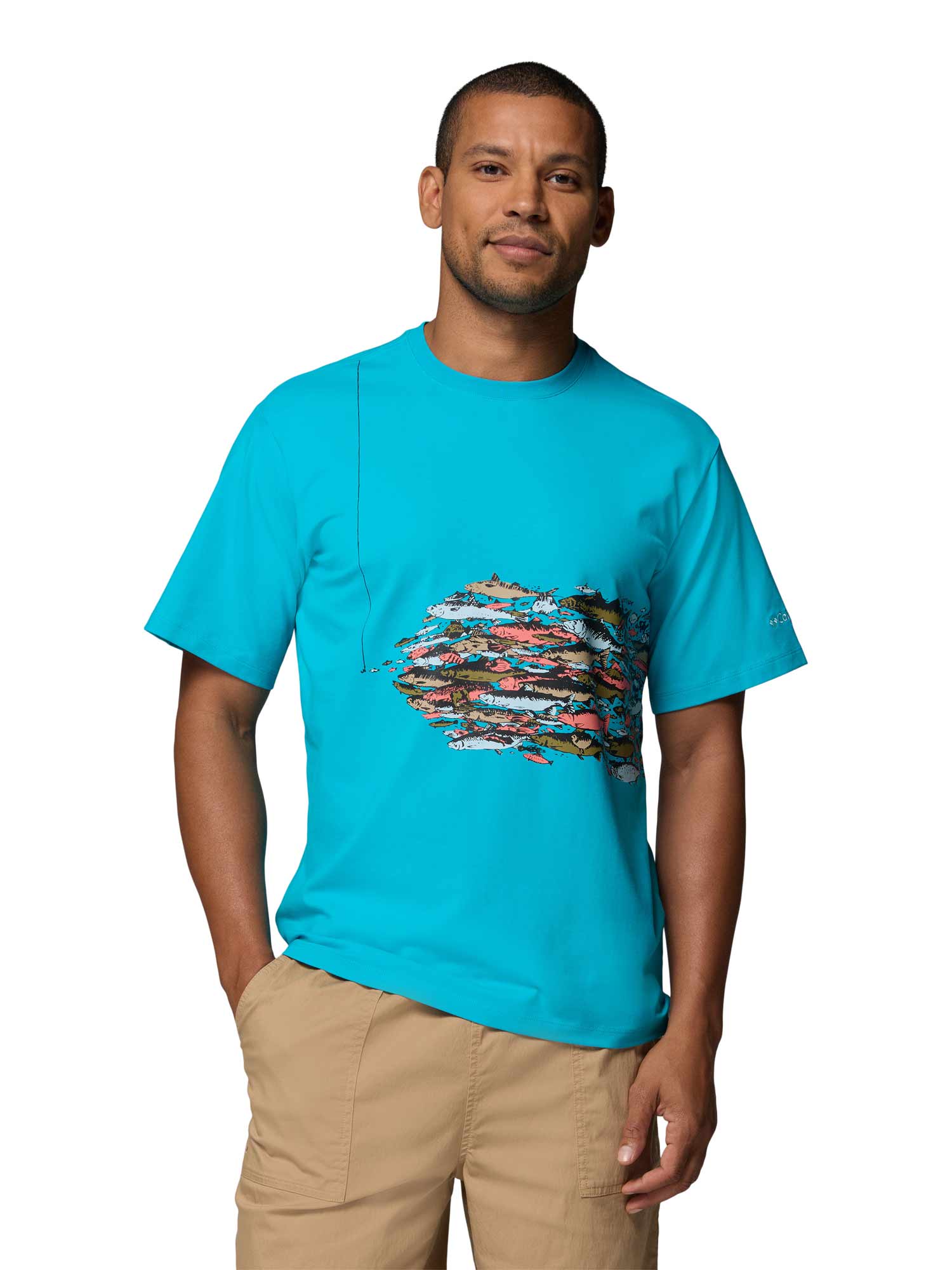 COLUMBIA Тениска Mens Bonefish Flats Short Sleeve Tee