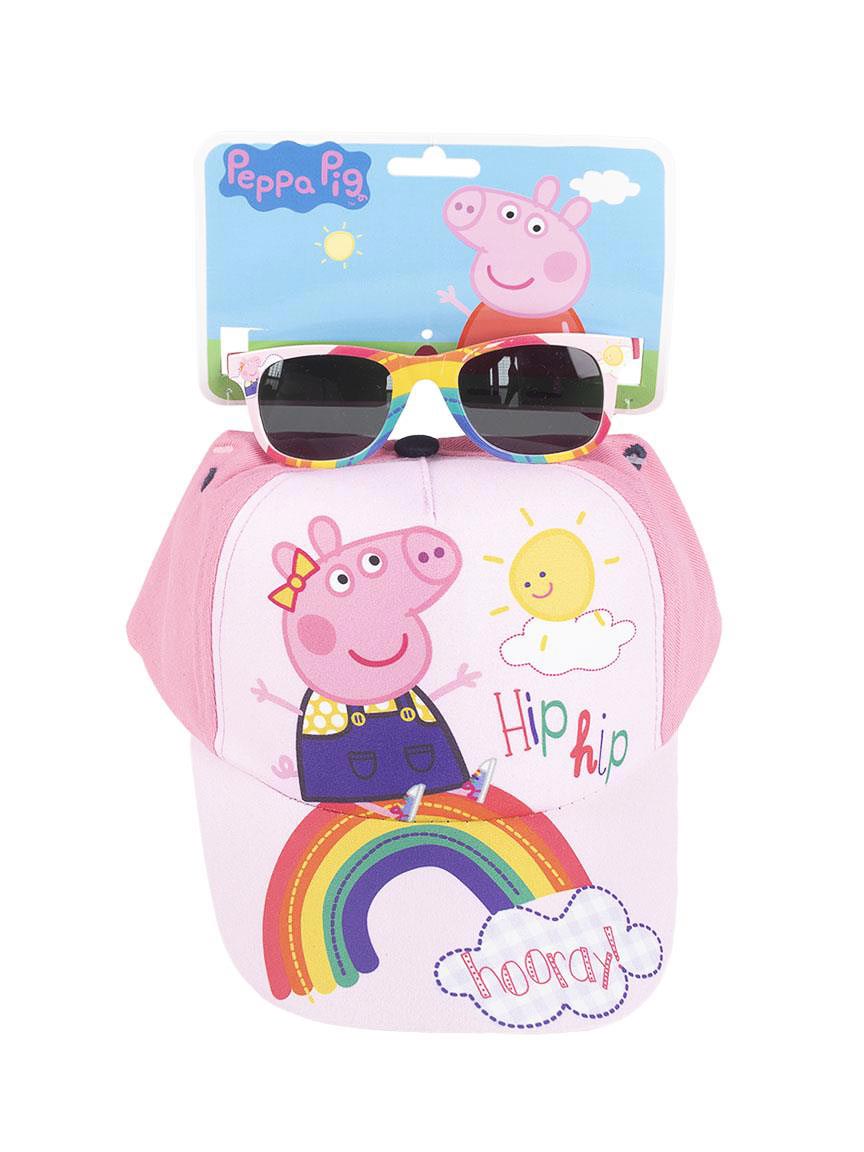 Set ochelari de soare si sapca Peppa Pig