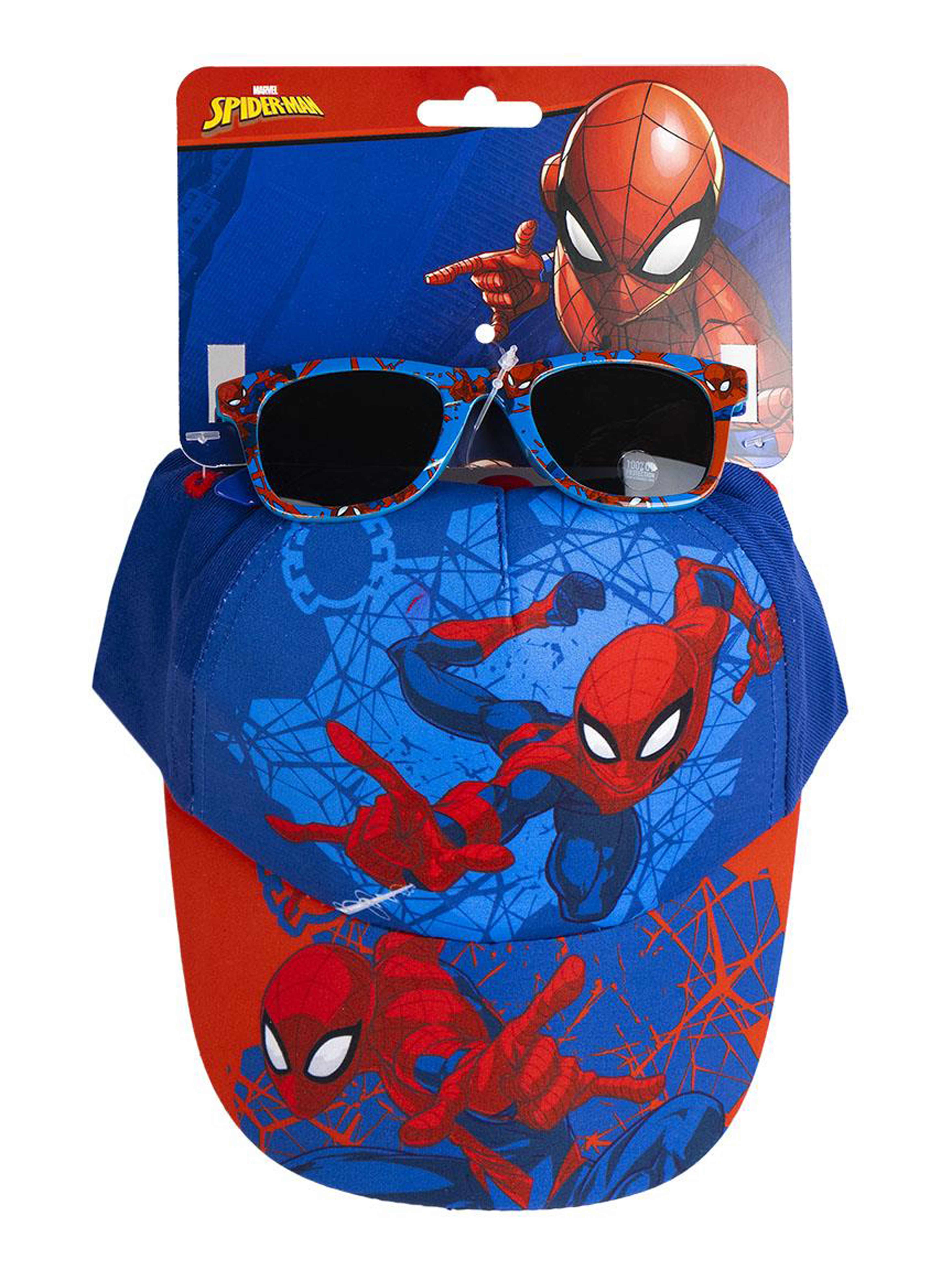 Set sapca si ochelari Spiderman