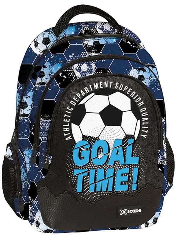 Rucsac pentru scoala Xscape Football Blue