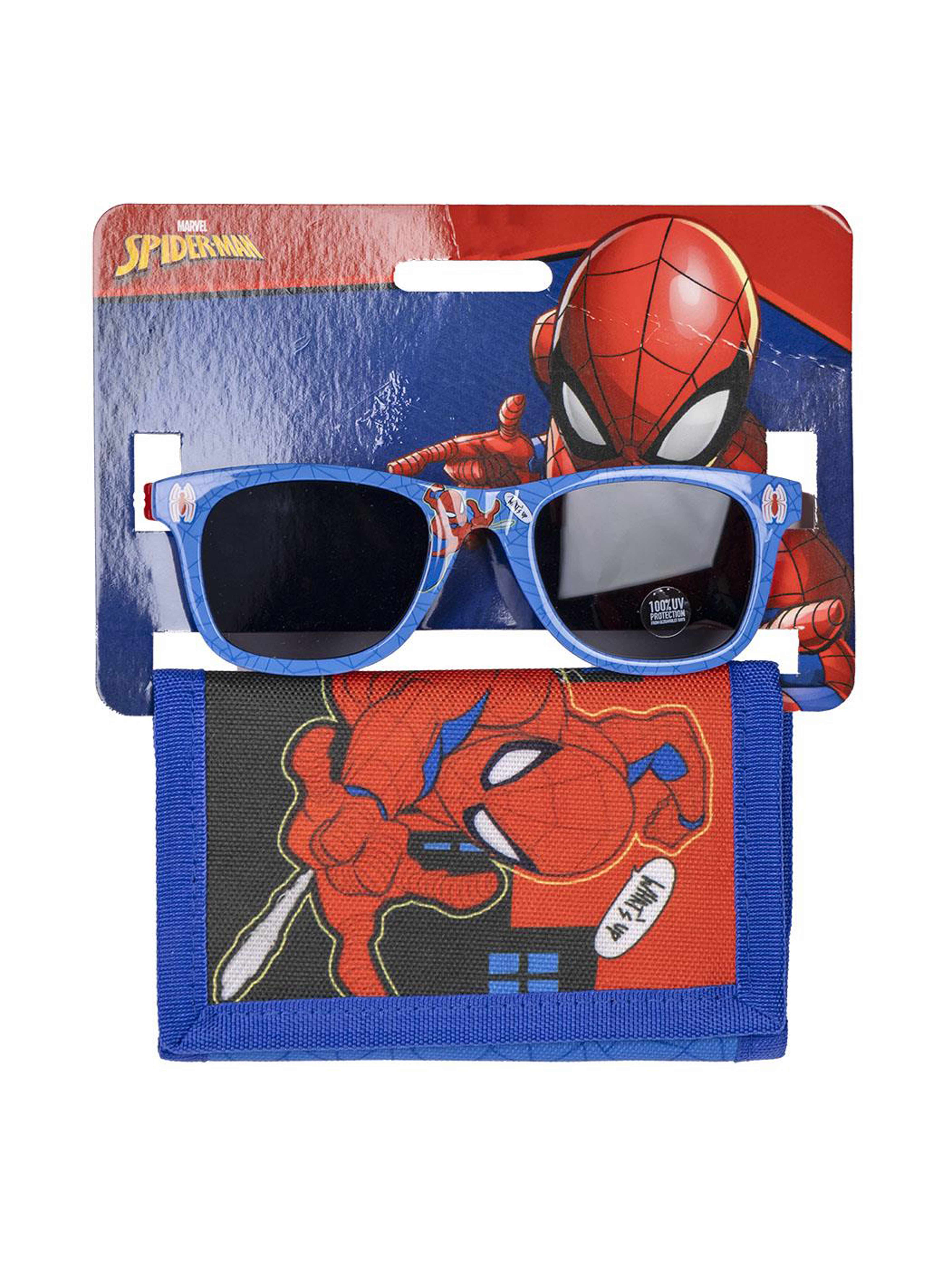 Set ochelari de soare si portofel Spiderman