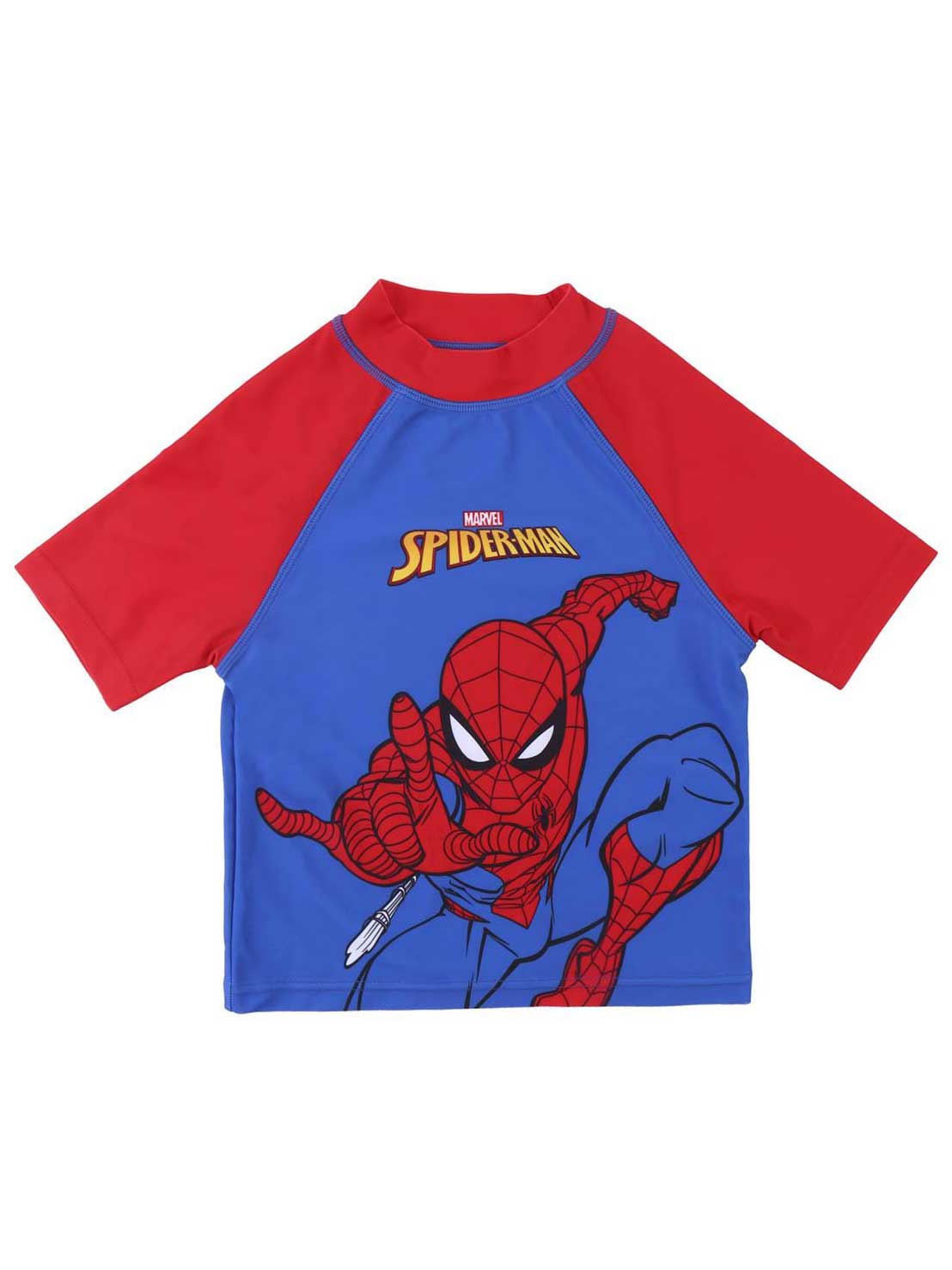 Tricou baie cu protectie Uv Spiderman