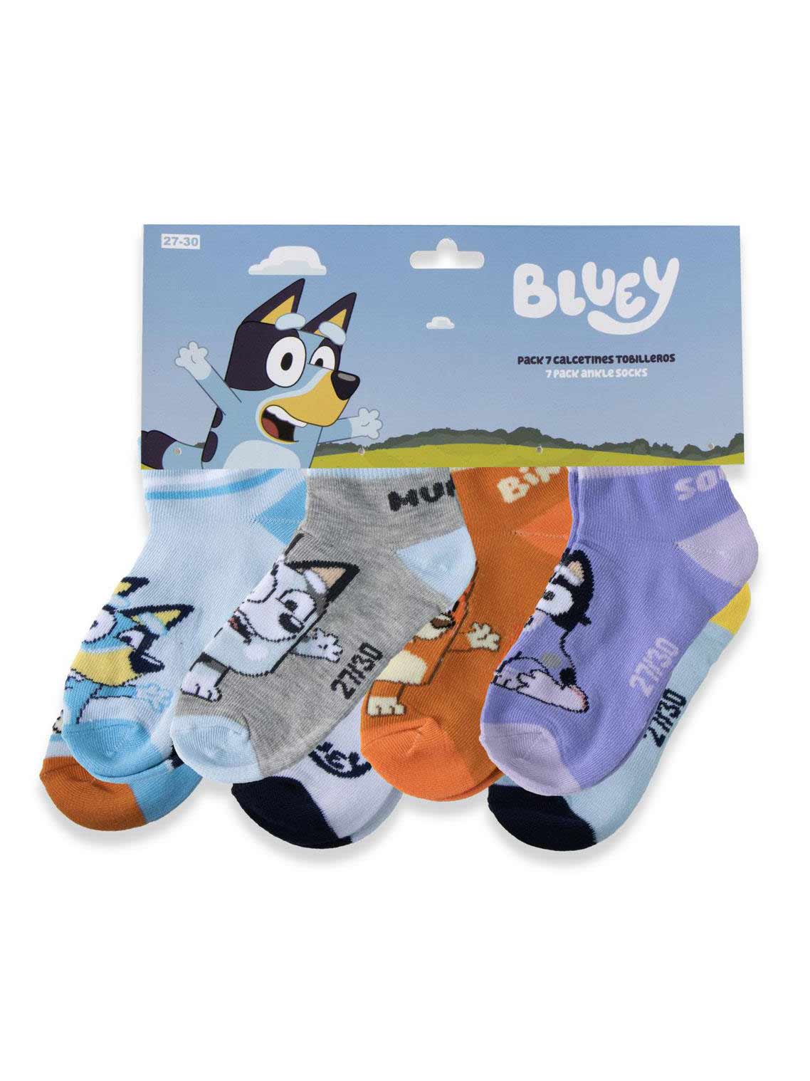 CERDA Чорапи SOCKS PACK SHORT BLUEY