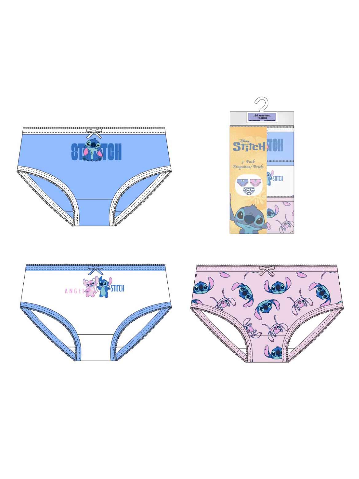 CERDA Бельо STITCH