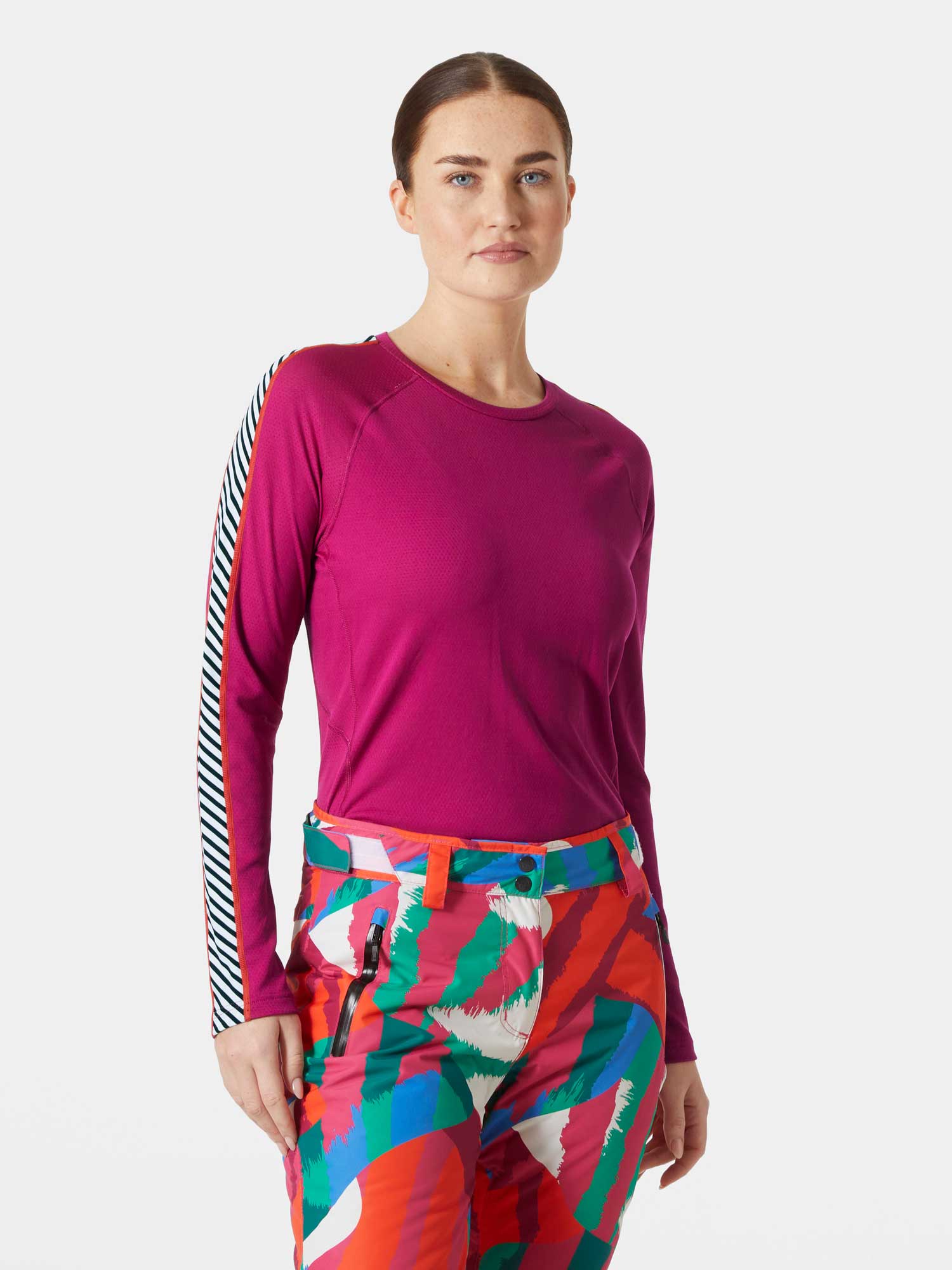 Bluza termica W Lifa Active Stripe Crew