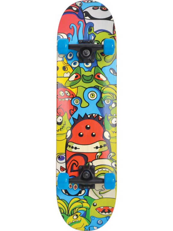 Skateboard Slider 31 Monsters