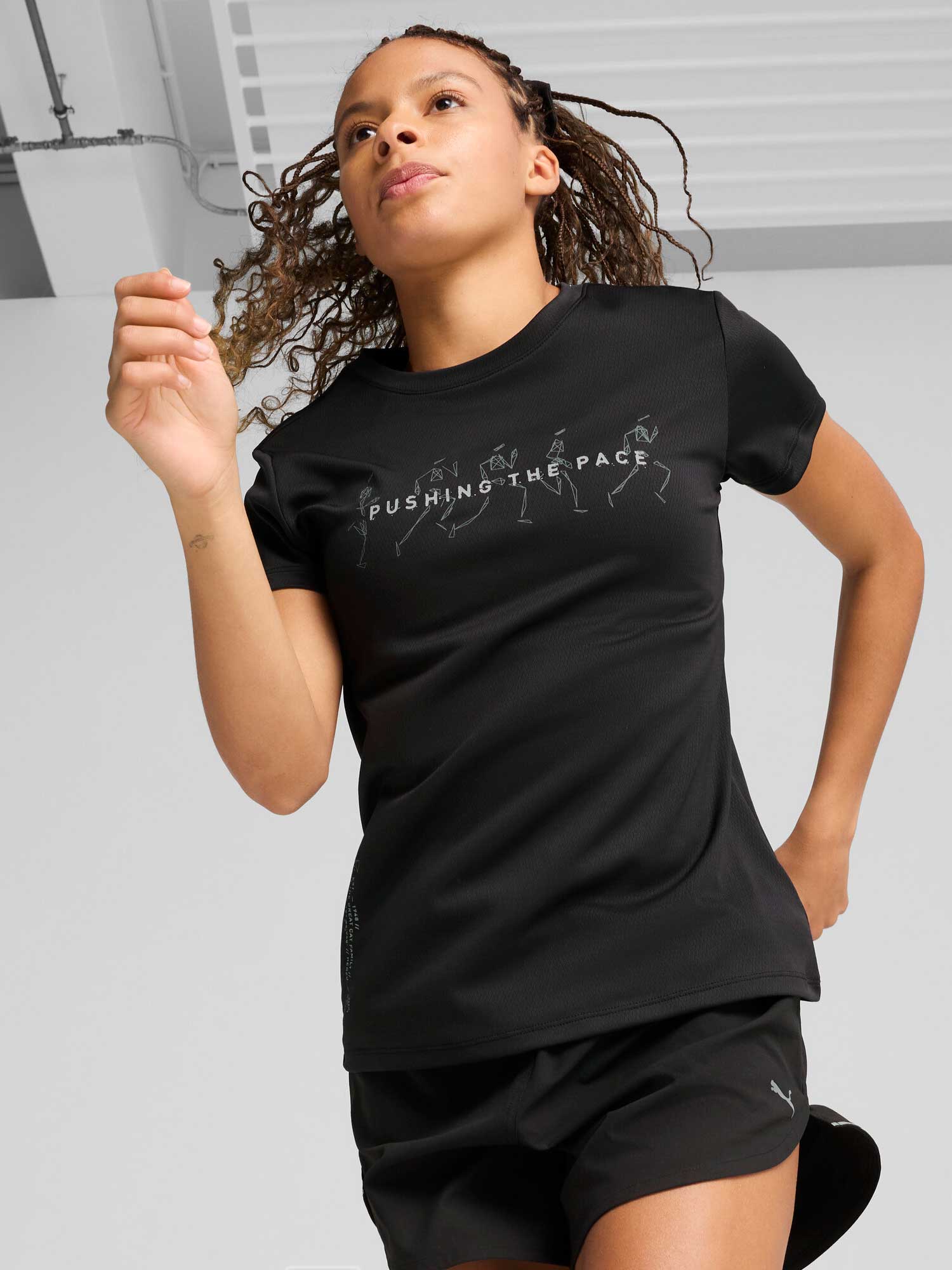 Tricou Graphics Running Slogan W