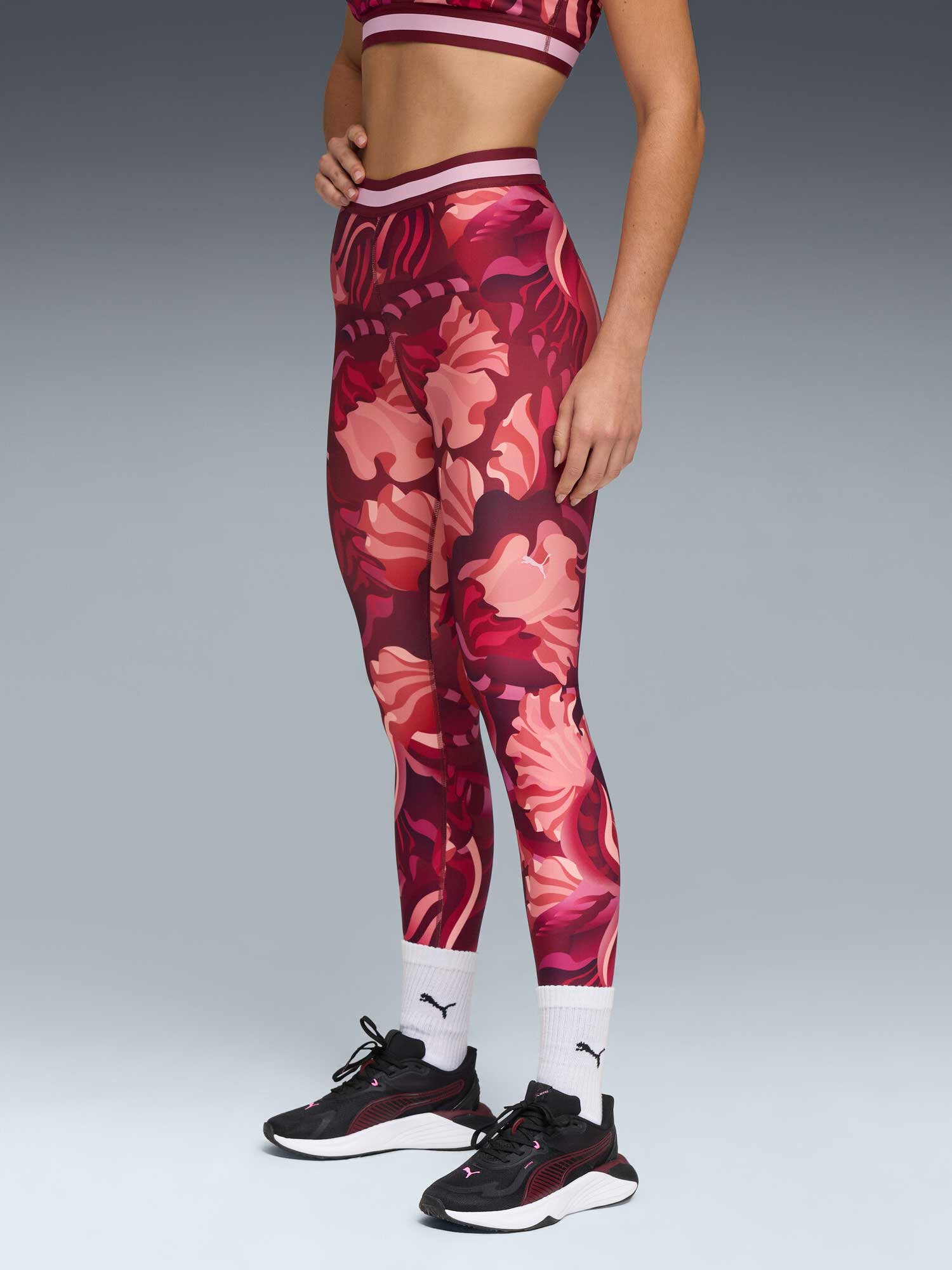 Colanti W Puma Strong Floral Ribbon Aop Hw 7/8
