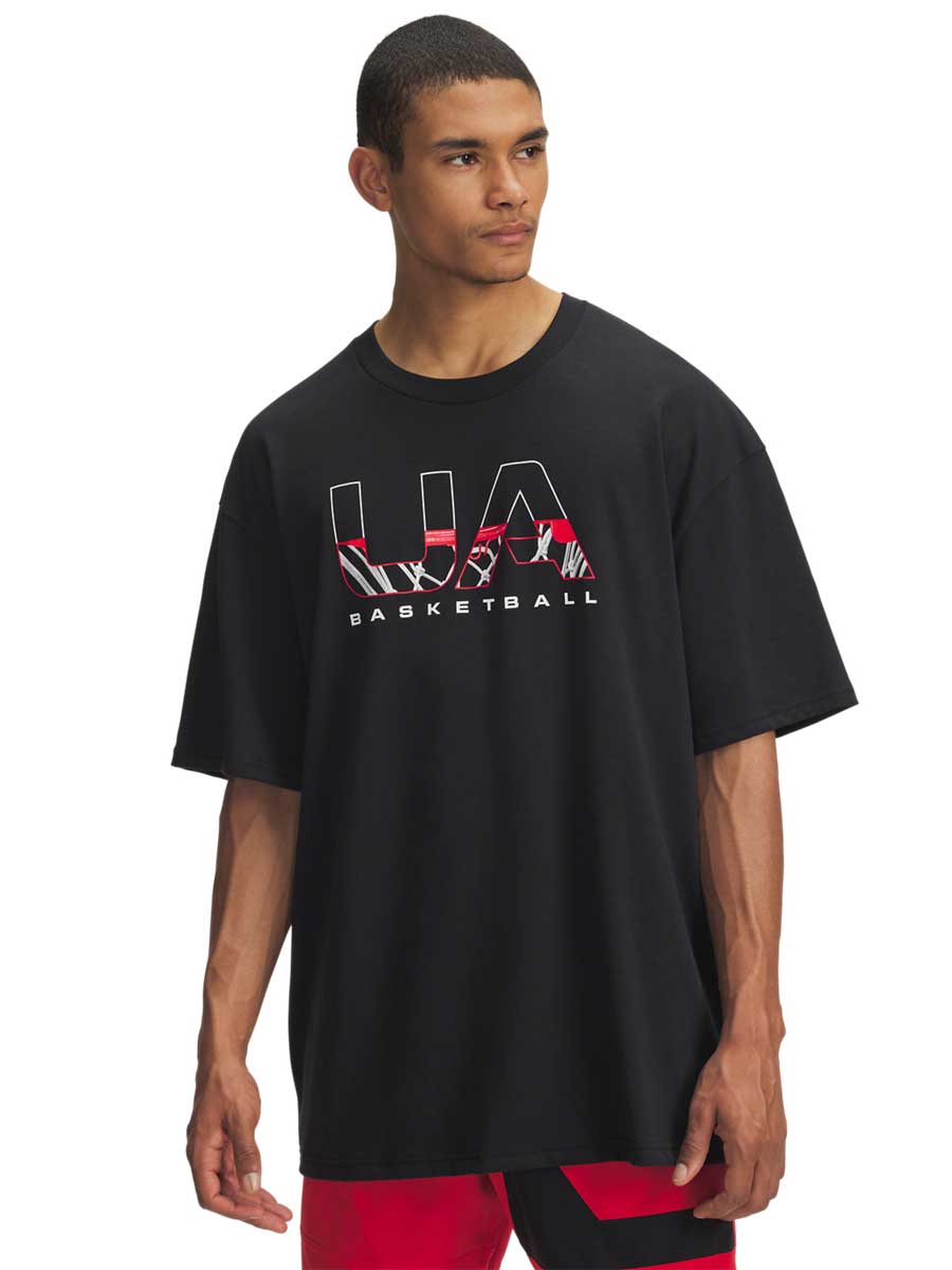 Tricou Ua M Hwt Hoops Branded Ss