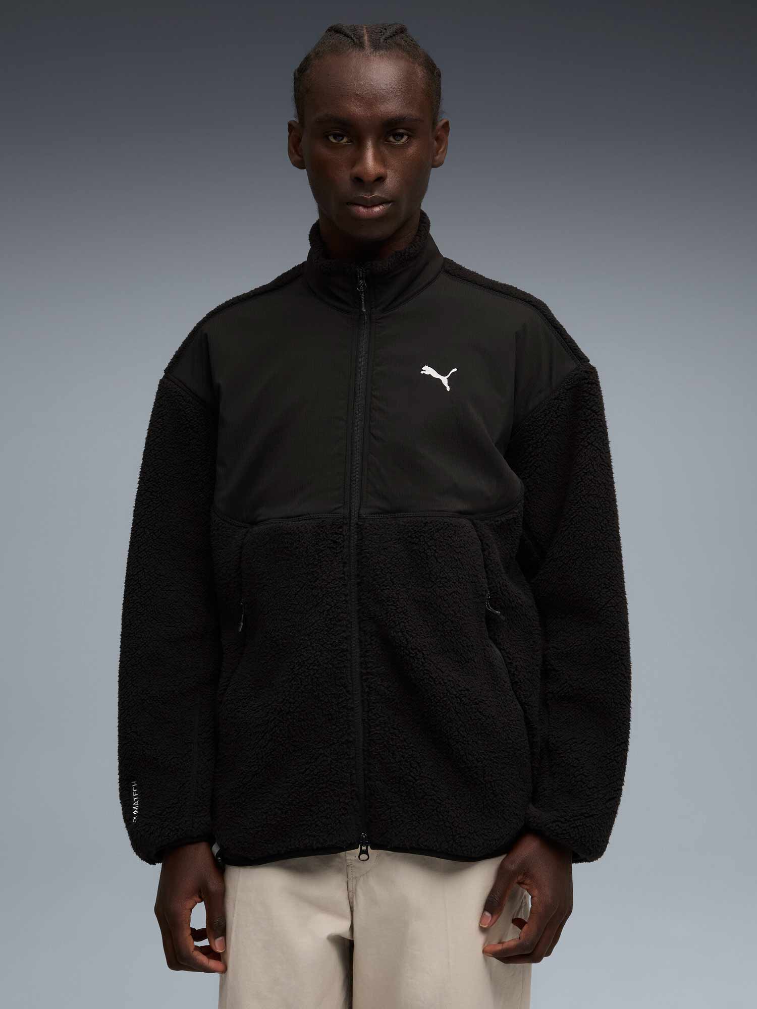 PUMA Спортно горнище PUMATECH Soft Tech Relaxed Sherpa