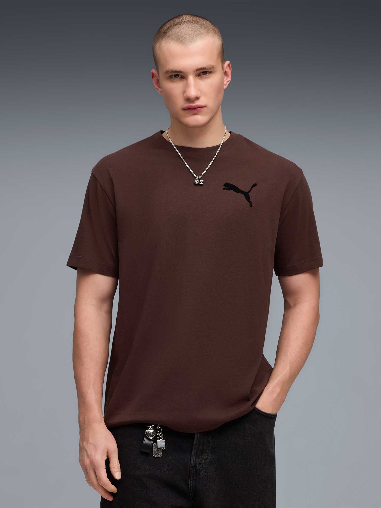 PUMA Тениска ESSENTIALS GRAPHICS CAT LOGO Relaxed Tee