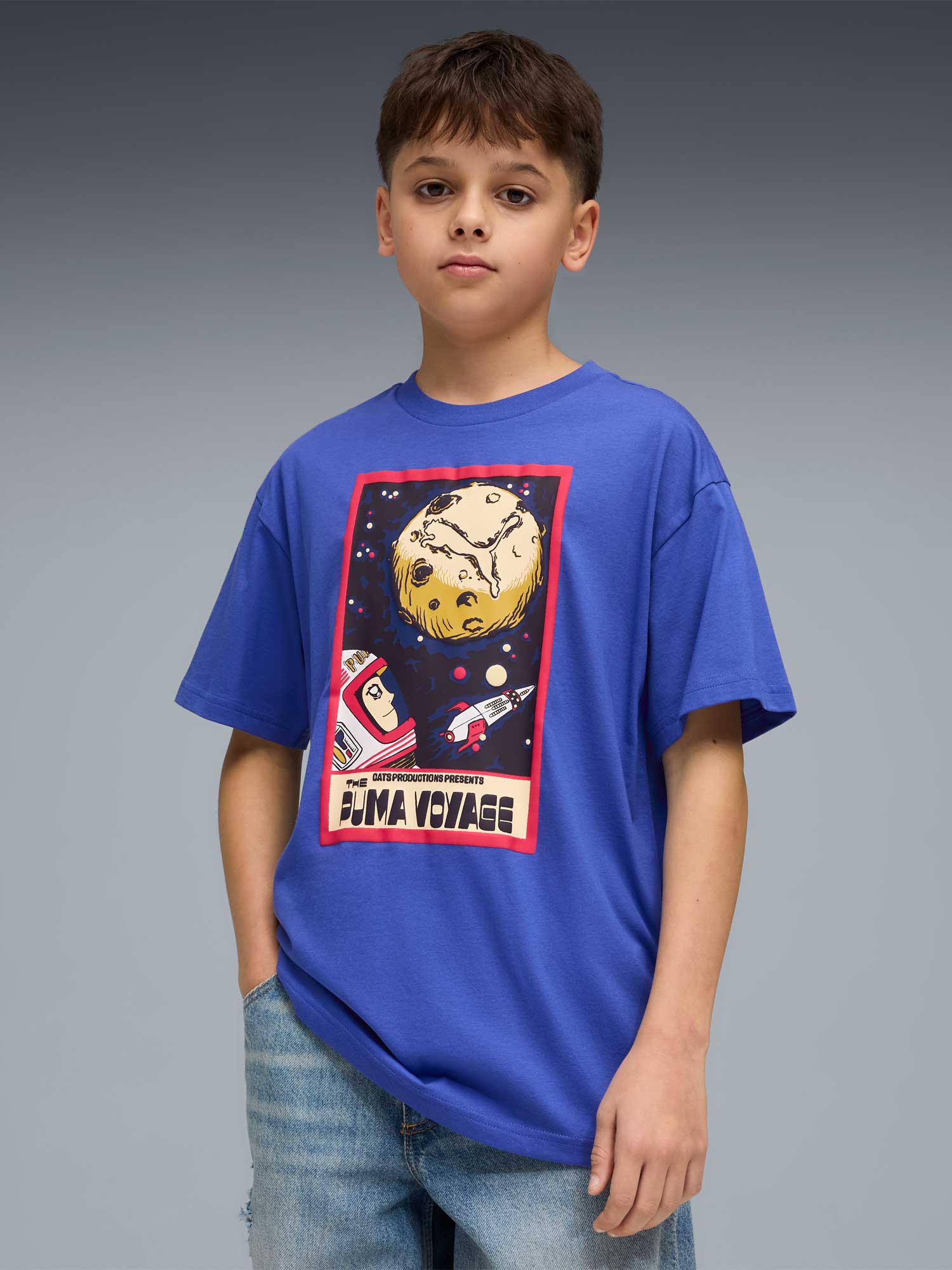 PUMA Тениска GRAPHIC Relaxed Voyage Tee B