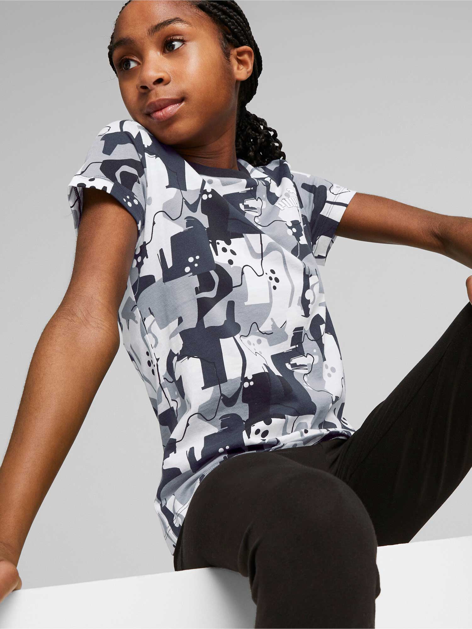 Tricou Ess+ Street Art Aop