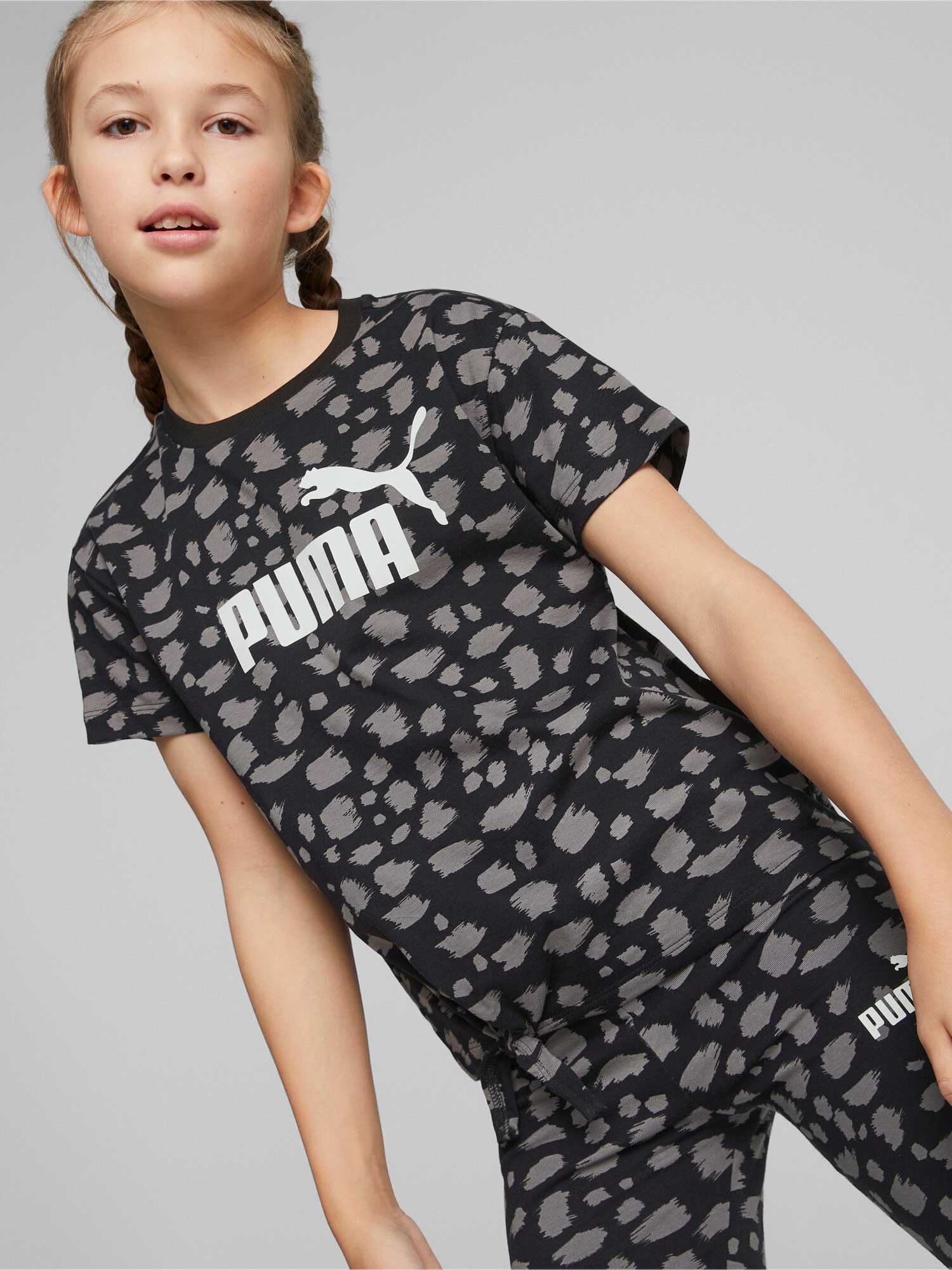 Tricou Ess+ Animal Aop Knotted
