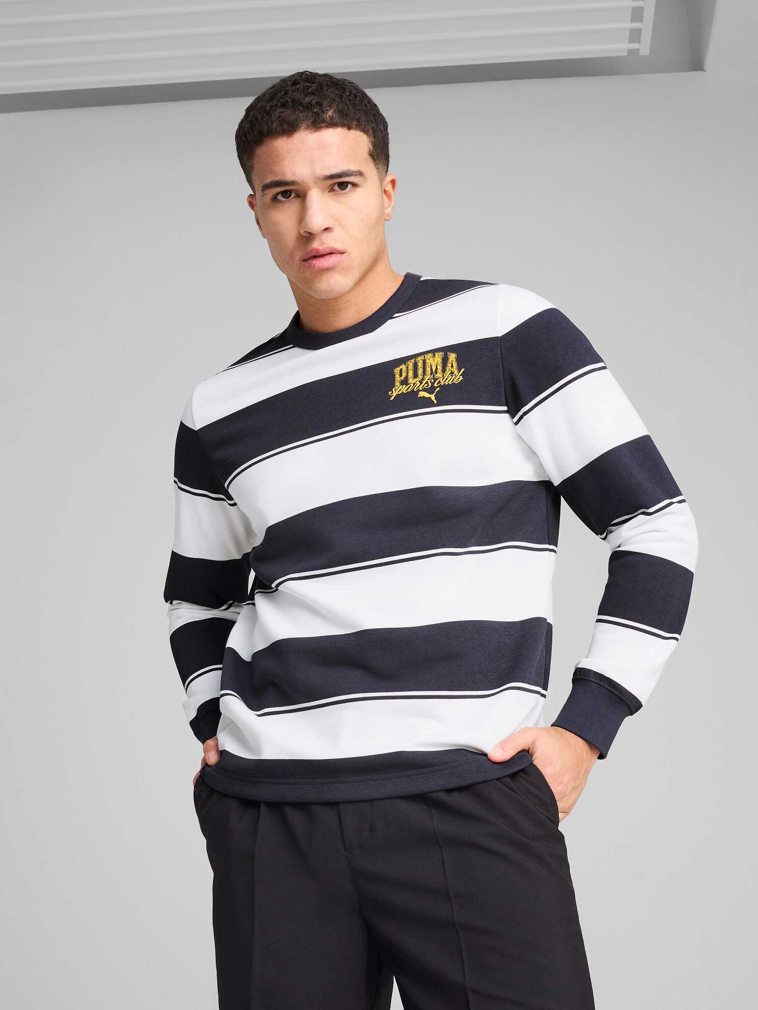 Bluza Squad Striped Aop Crew Tr