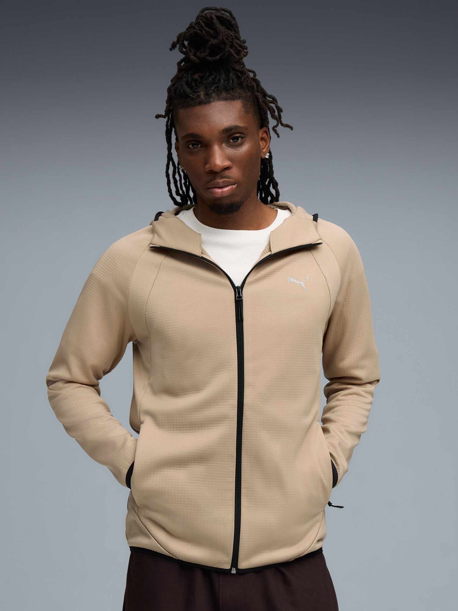 PUMA Суитшърт EVOSTRIPE Warm FZ Hoodie